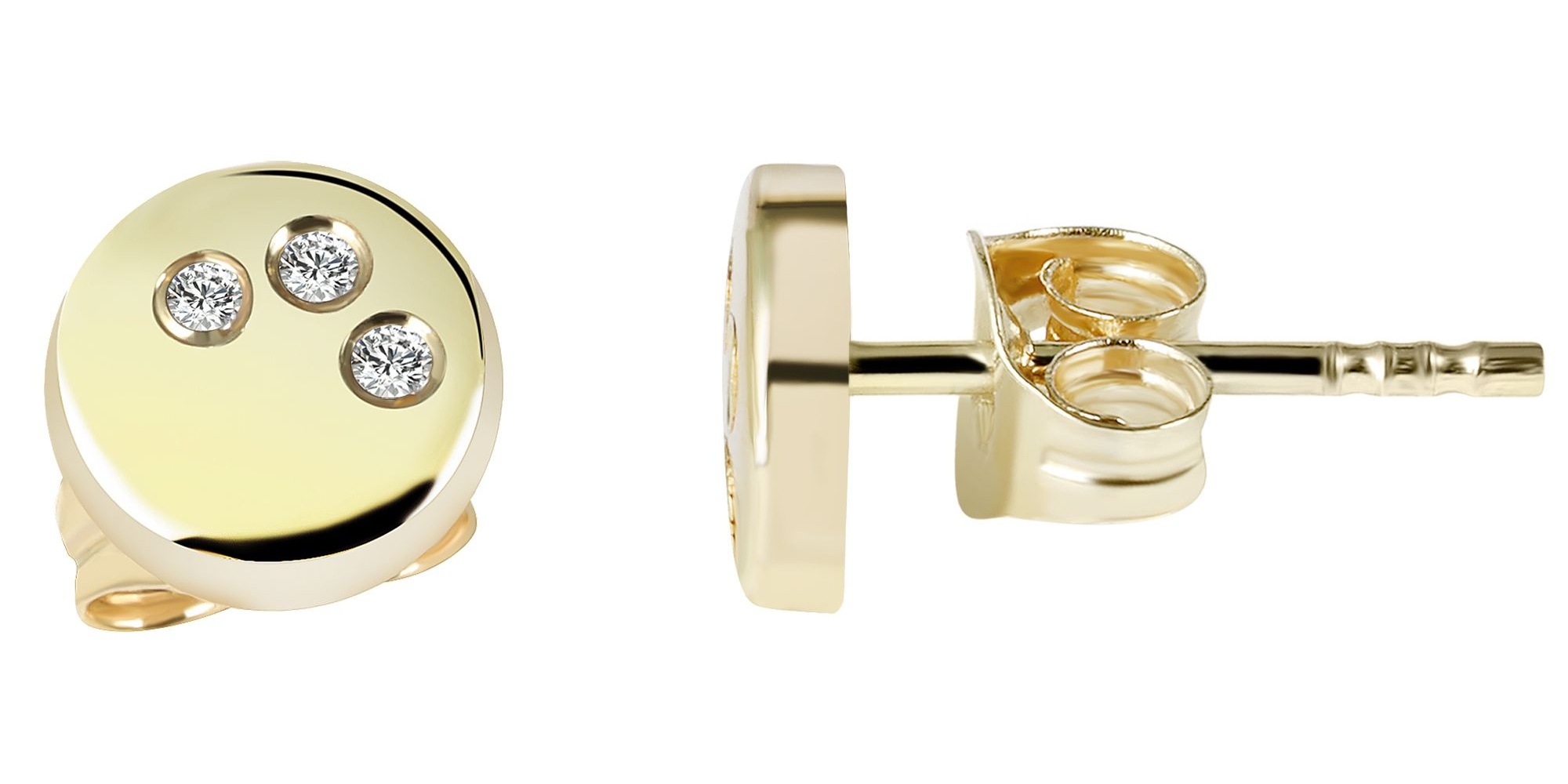 Adelia´s Paar Ohrhänger »Damen Ohrringe – Ohrstecker aus 333 Gold mit Zirkonia« Zum Verschenken – passend für viele Anlässe