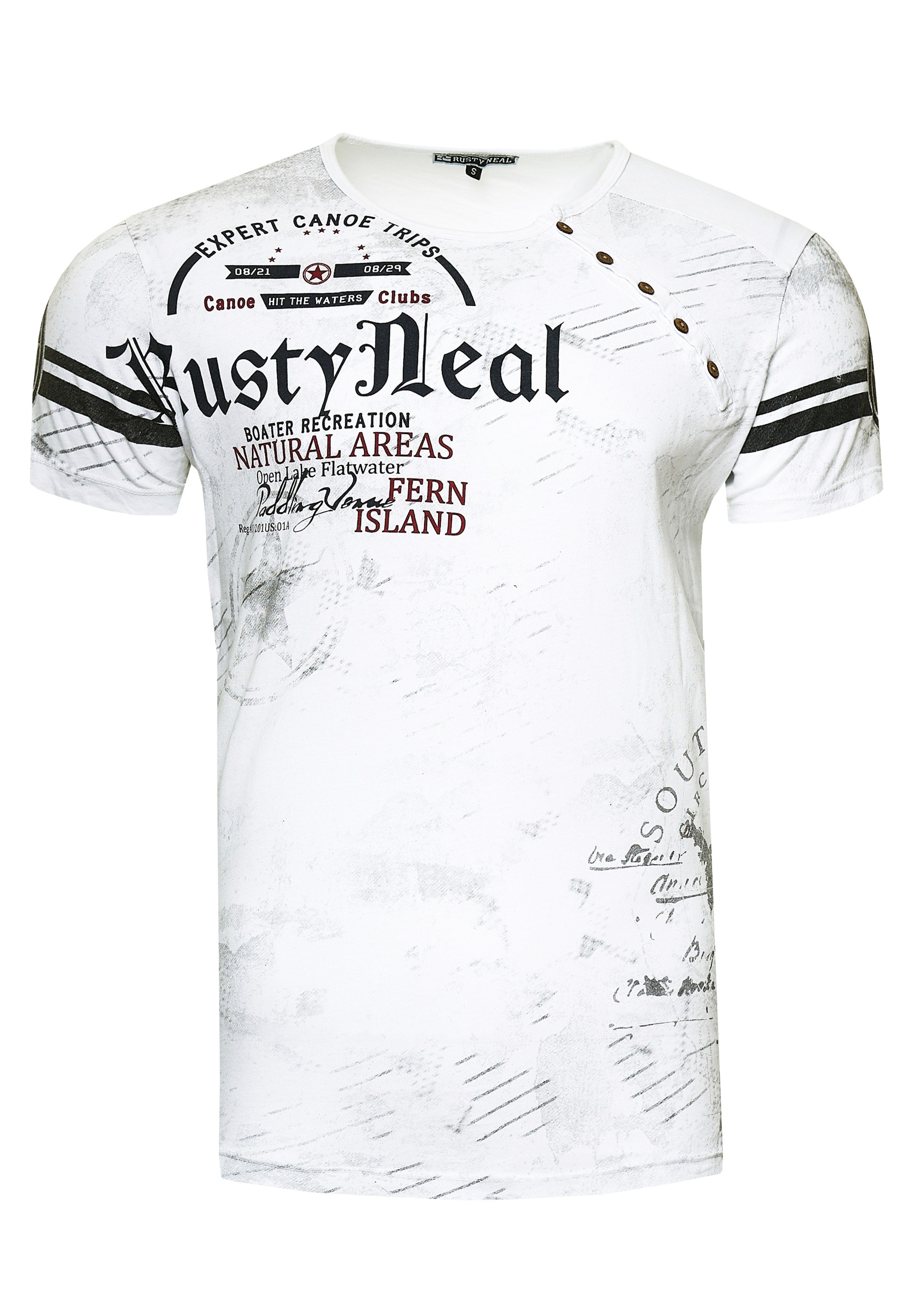 Rusty Neal T-Shirt, mit coolem Logo-Print