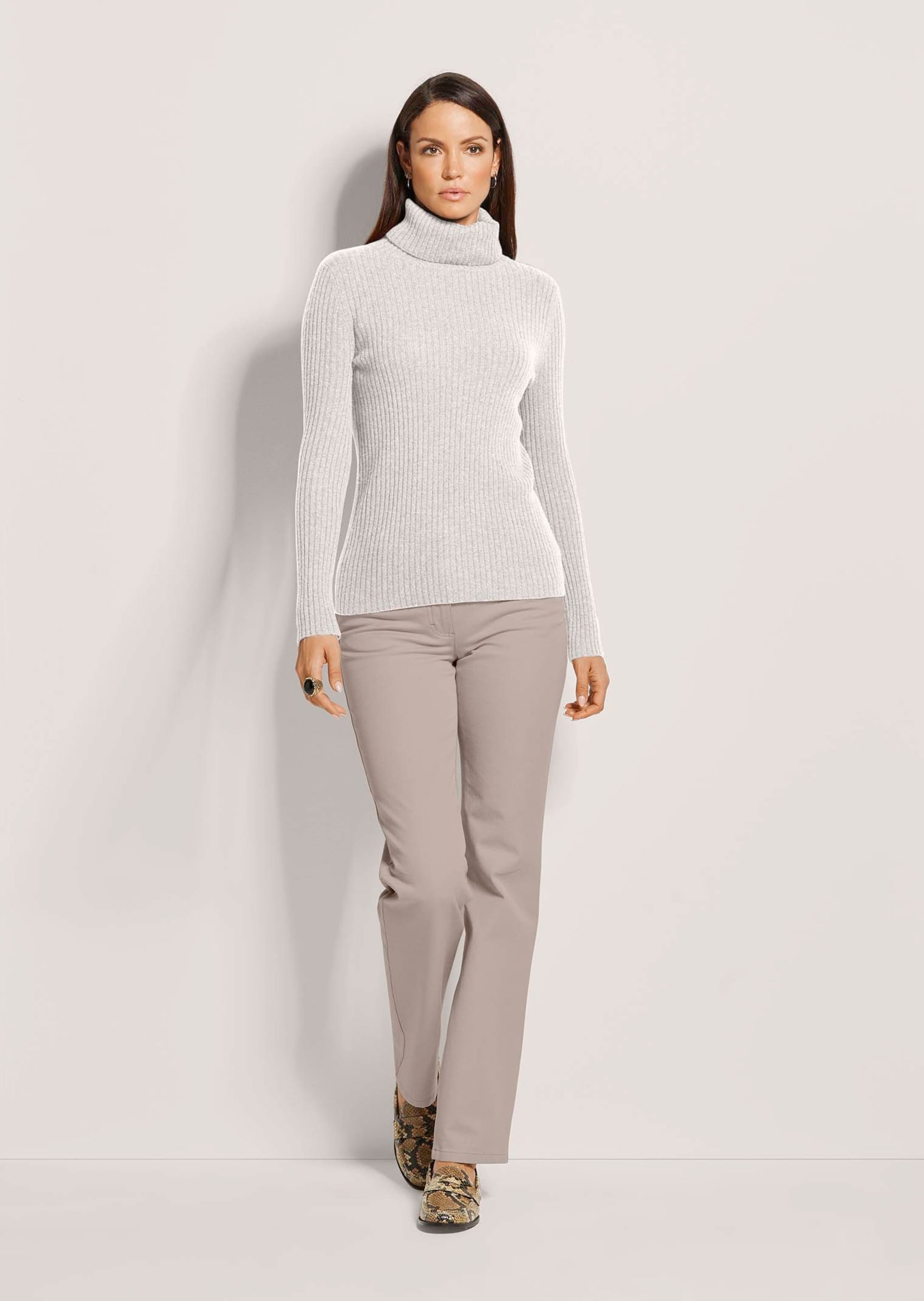 MADELEINE Longpullover »Kaschmirpullover Rollkragenpullover aus Kaschmir«