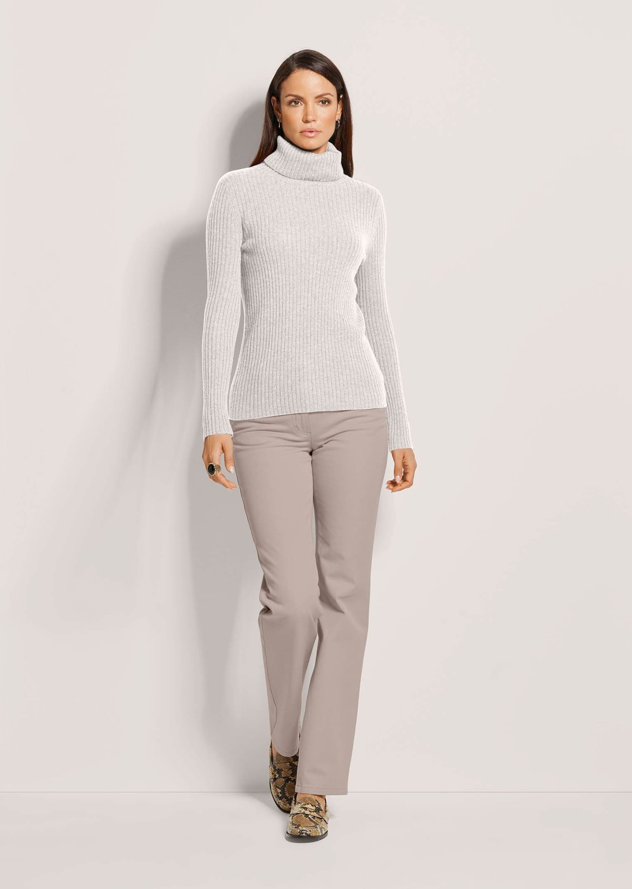 MADELEINE Longpullover "Kaschmirpullover Rollkragenpullover aus Kaschmir" G günstig online kaufen