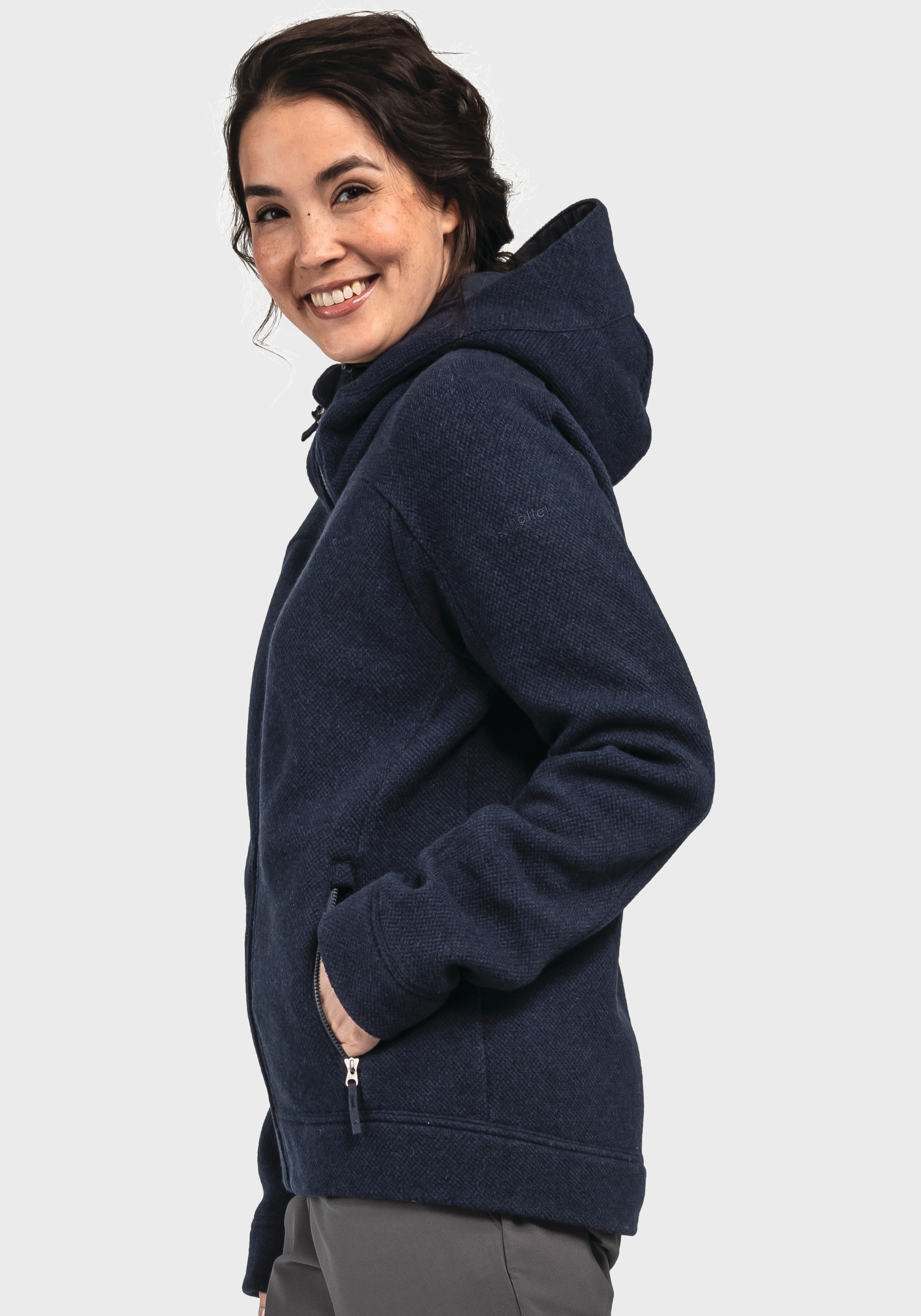Schöffel Fleecejacke »Fleece Hoody Lakefield L«, mit Kapuze
