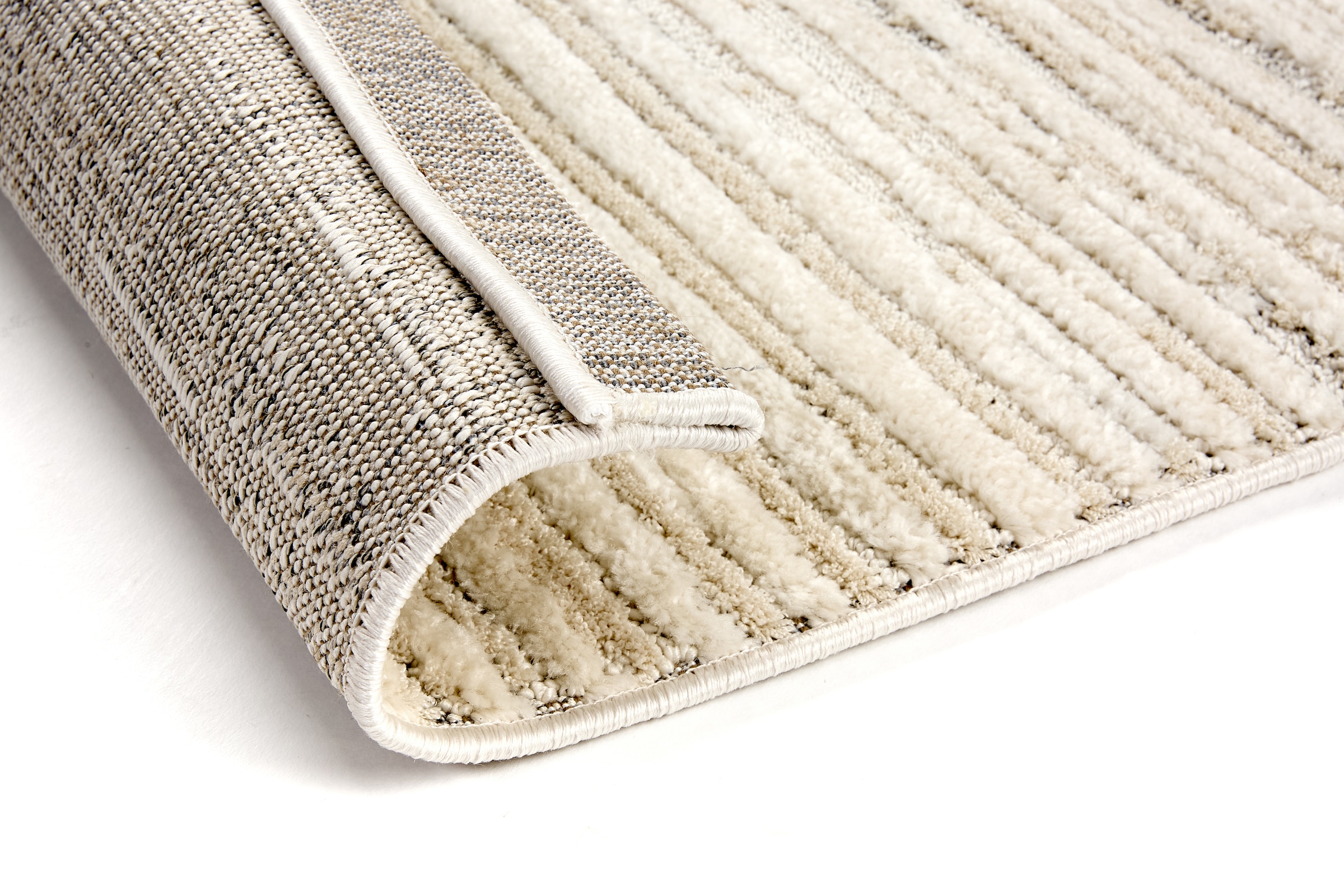 ASTRA Teppich »Lou 253«, rechteckig, 10 mm Höhe, Hoch Tief Struktur, Kurzflor, Wohnzimmer, Schlafzimmer