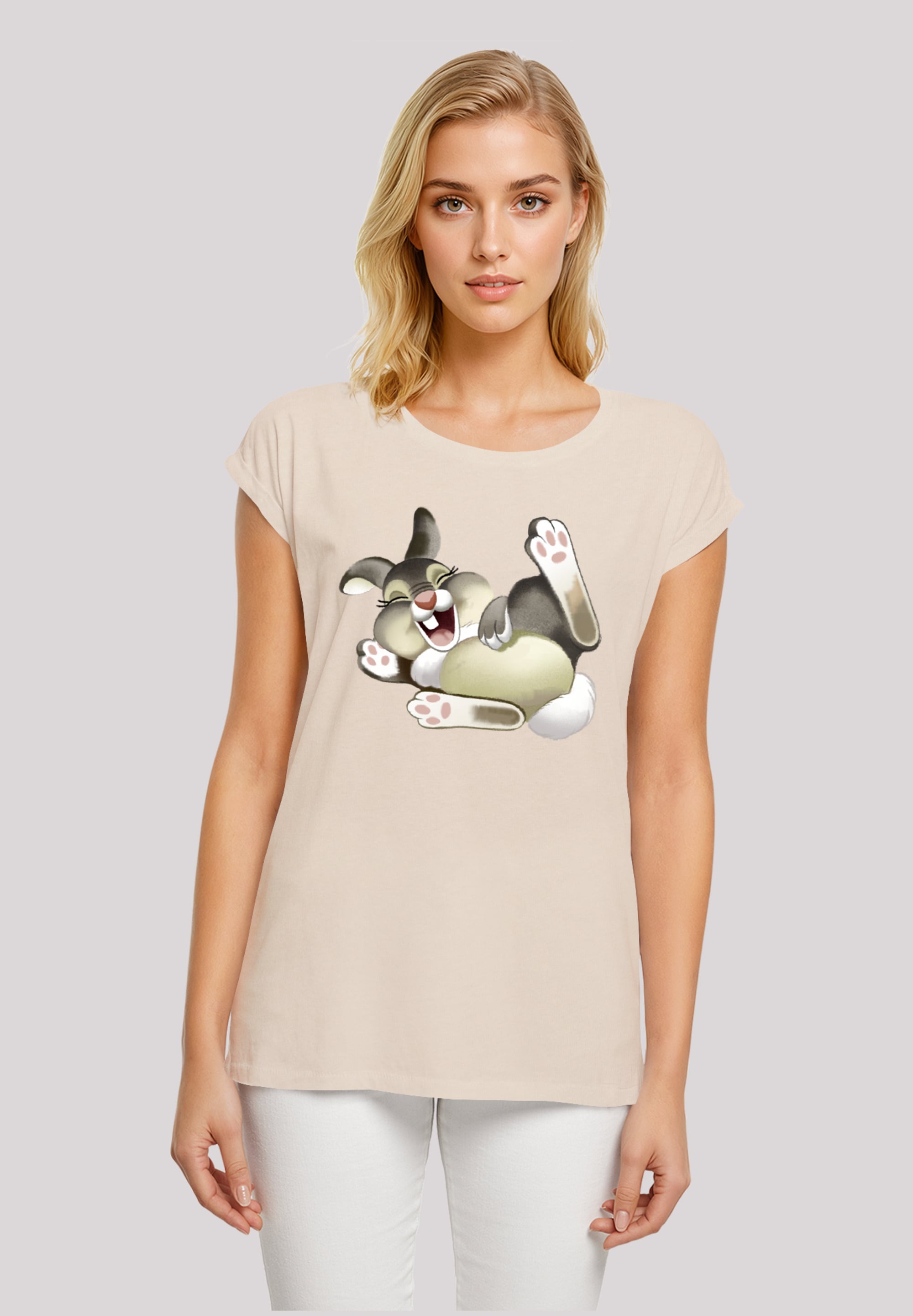 F4NT4STIC T-Shirt »Disney Bambi Thumper Cute Laughing«, Premium Qualität