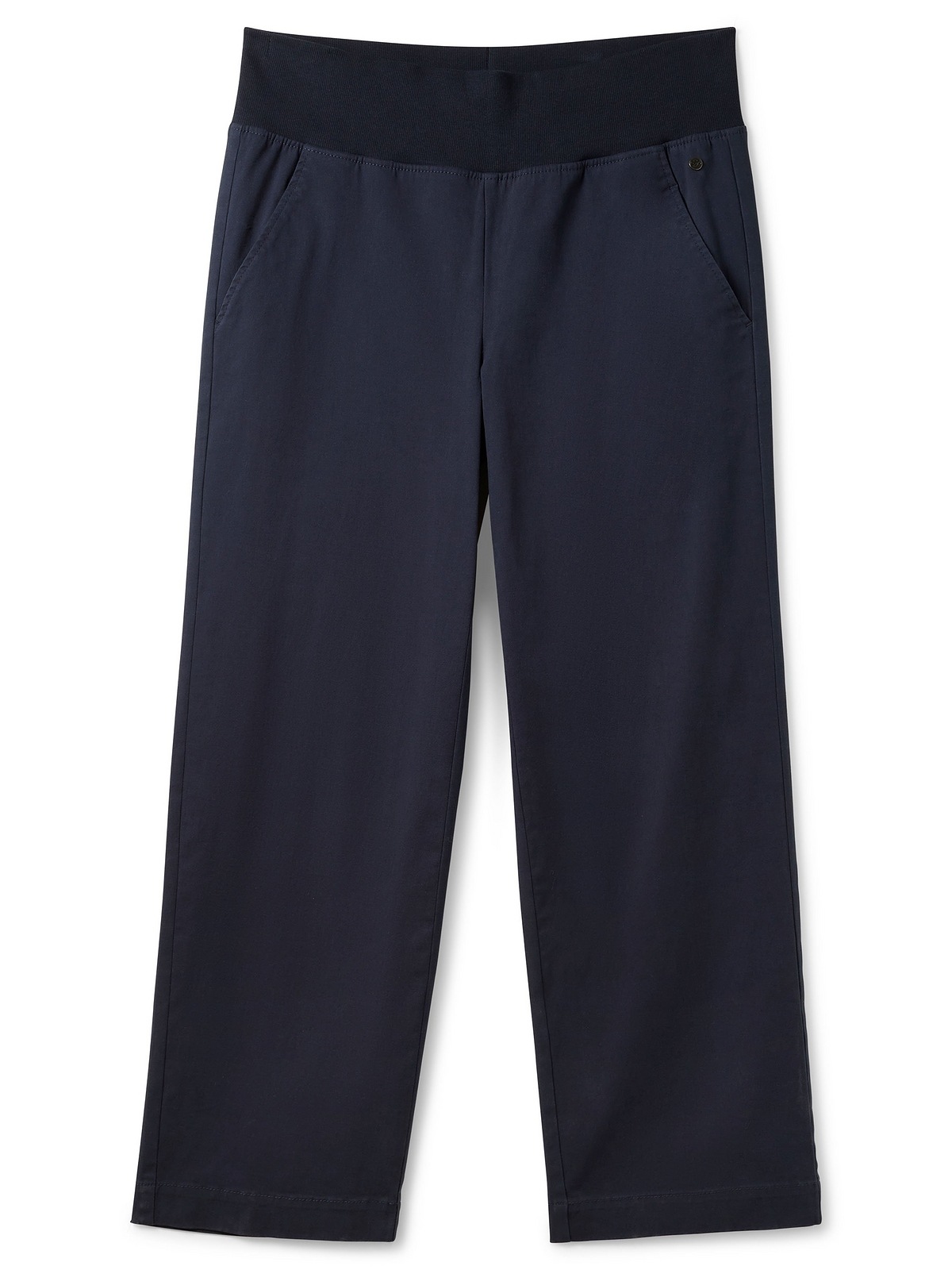 Sheego Schlupfhose »Große Größen«, aus Twill, mit breitem Rippbund