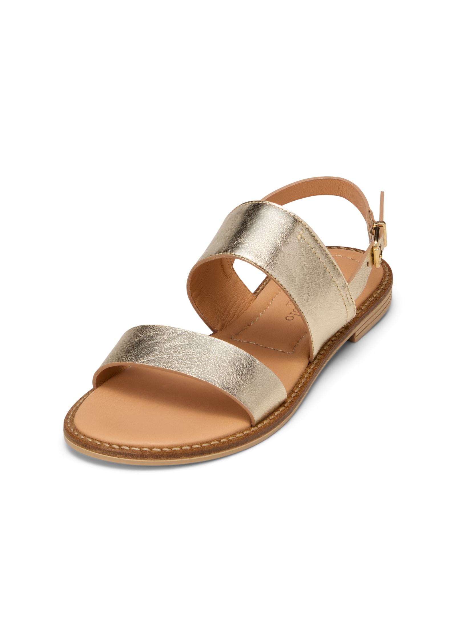 Marc OPolo Sandale "aus Ziegenleder mit Glanz-Effekt" günstig online kaufen