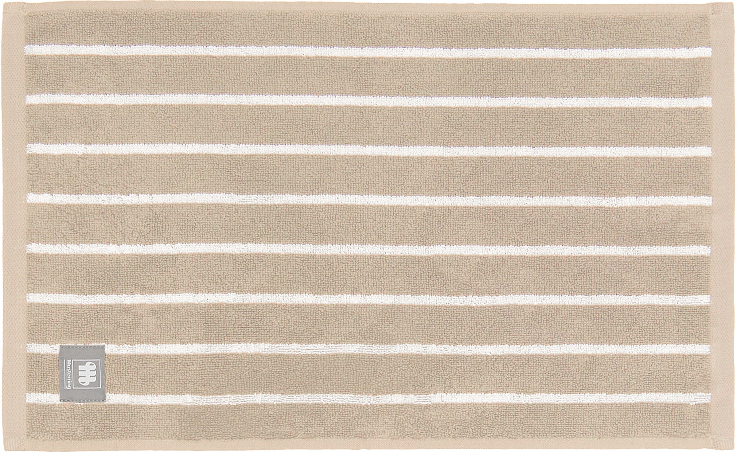 Musterring Gästehandtuch »Needlestripe«, (1 St., Gästehandtuch 30 x 50 cm), hautschmeichelnd, super weich