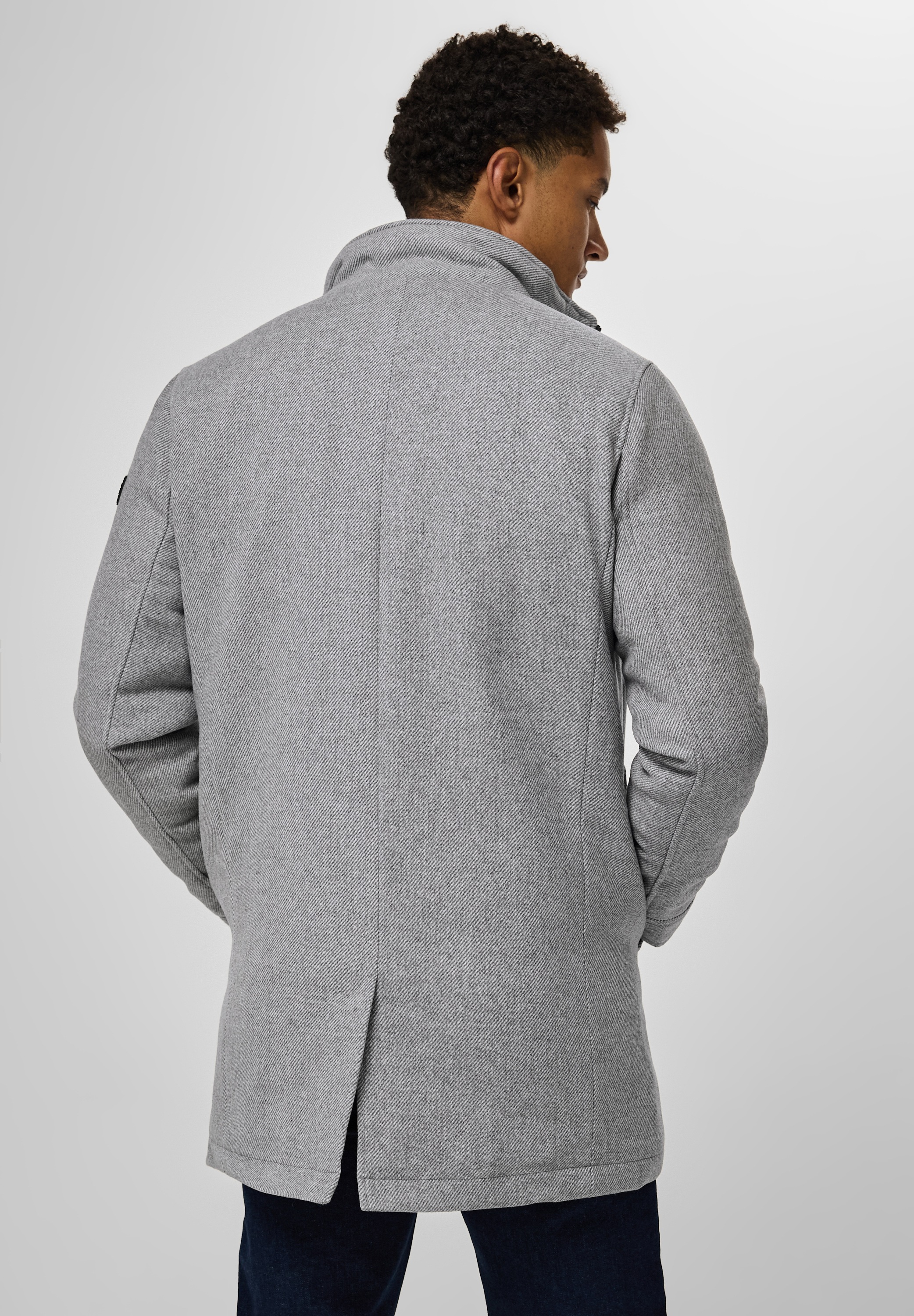STREET ONE MEN Outdoorjacke, ohne Kapuze, mit Stehkragen