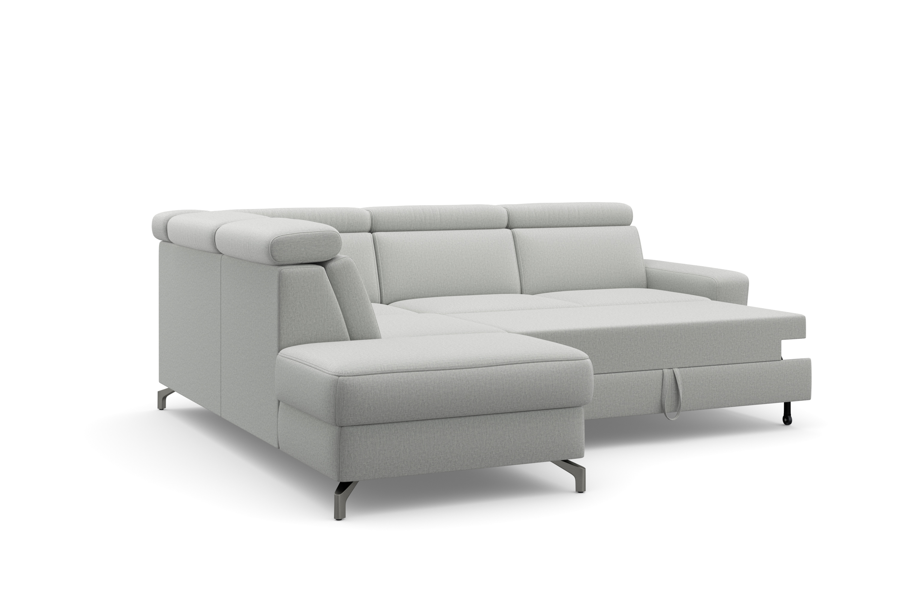 Thumbnail - sit&more Ecksofa "Scarlett L-Form" inklusive Kopfteilverstellung, wahlweise mit Bettfunktion, Bettkasten