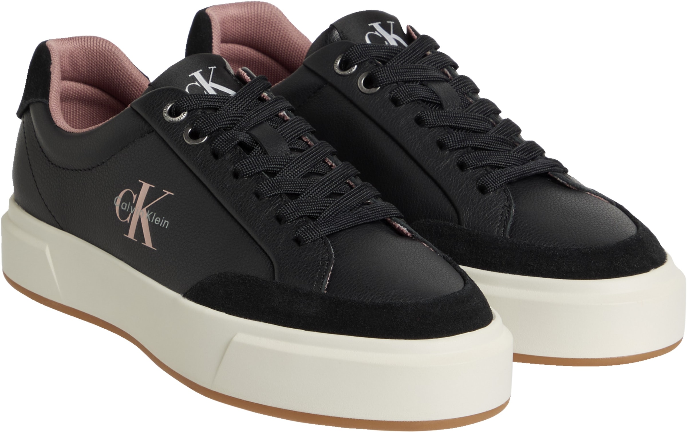 Calvin Klein Jeans Sneaker "BASKET CUPSOLE LACEUP LTH MIX" günstig online kaufen