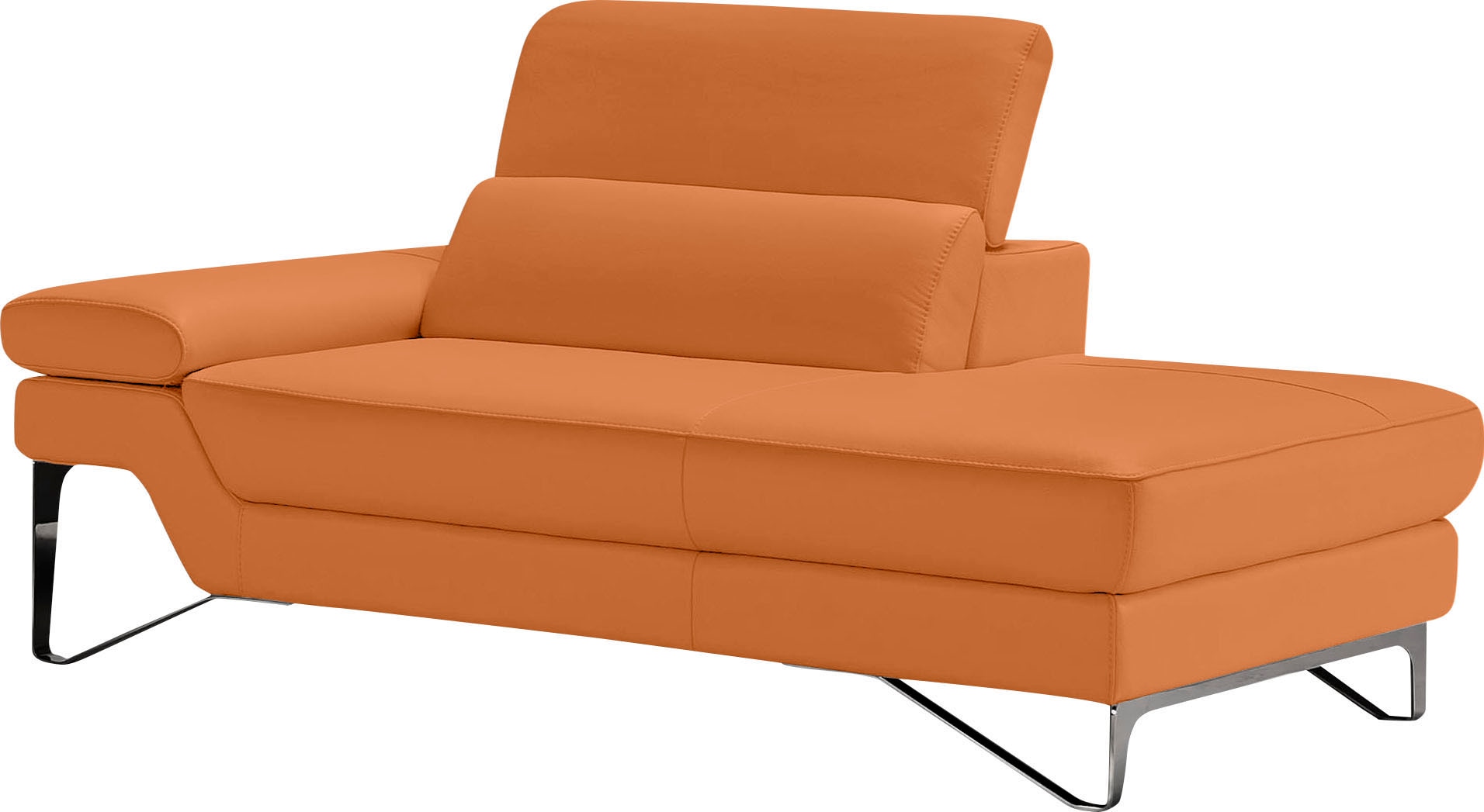 Egoitaliano Ottomane "Princess, elegantes Designsofa mit erstklassigem Sitzkomfort,", inkl. verstellbarem Kopfteil und e