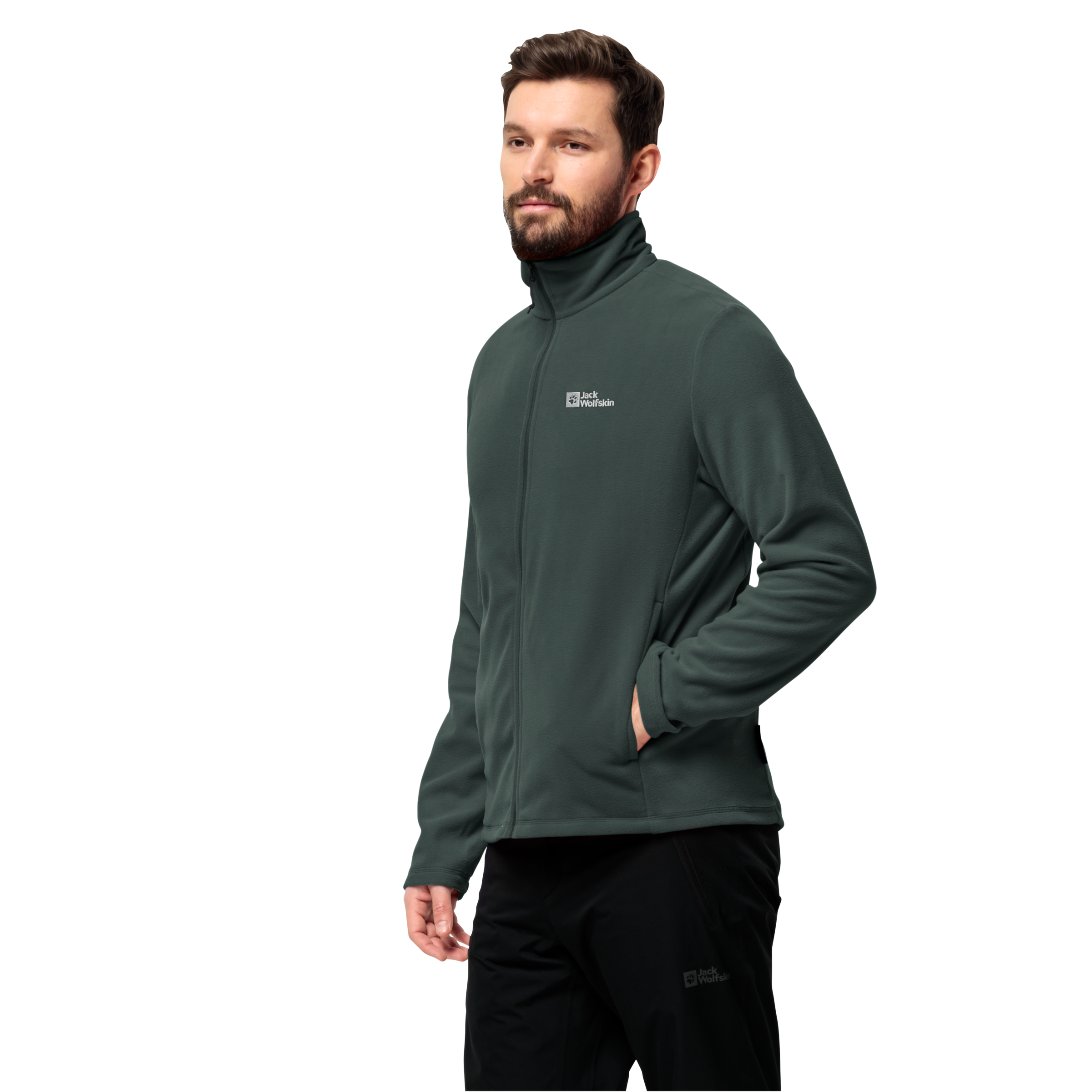 Jack Wolfskin Fleecejacke "TAUNUS FZ M", Winddicht, atmungsaktiv, Übergangs günstig online kaufen