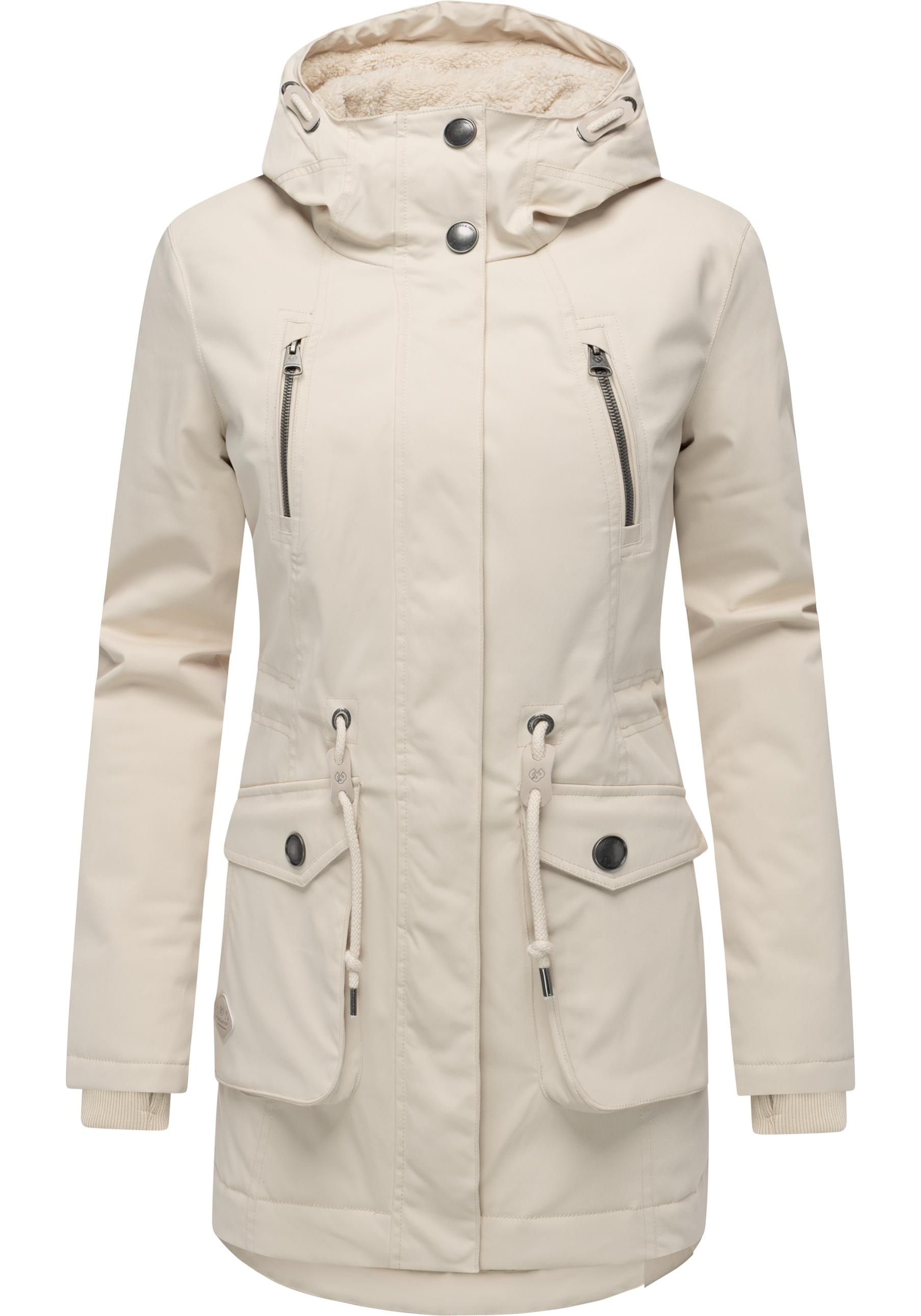 Ragwear Kurzmantel "Ellsa YOUMODO" Winterparka mit auffälligen Taillenzugko günstig online kaufen