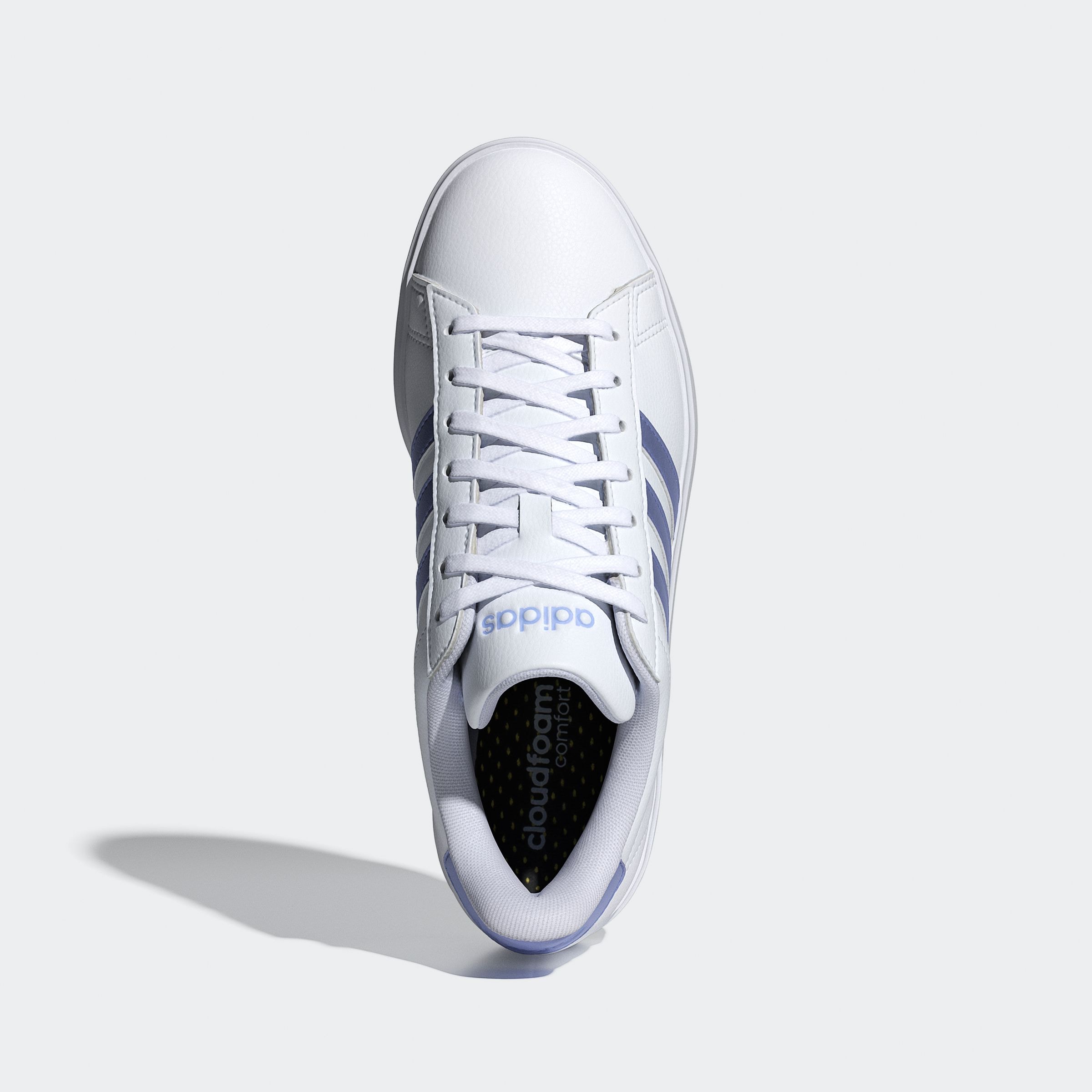 adidas Sportswear Sneaker »GRAND COURT CLOUDFOAM LIFESTYLE COURT COMFORT«, Design auf den Spuren des adidas Superstar