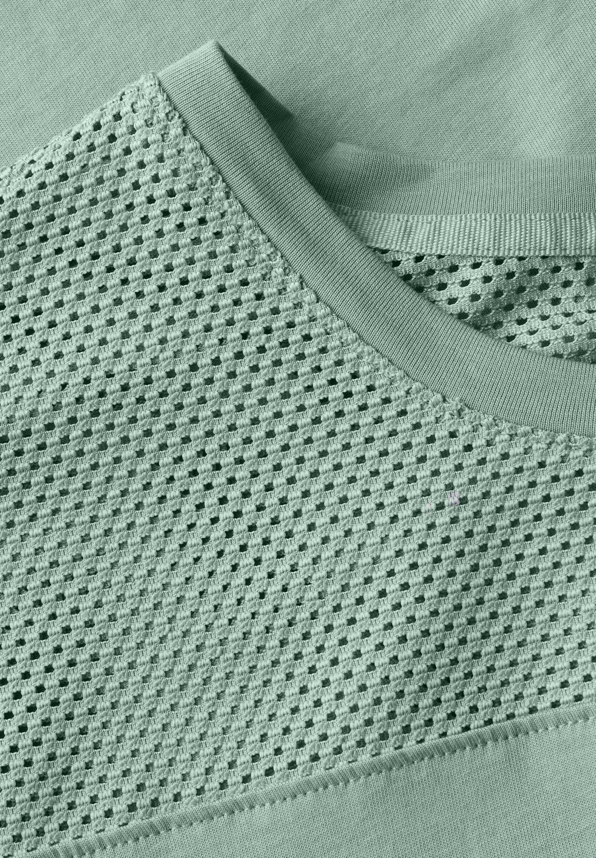 Cecil T-Shirt, mit Meshdetail
