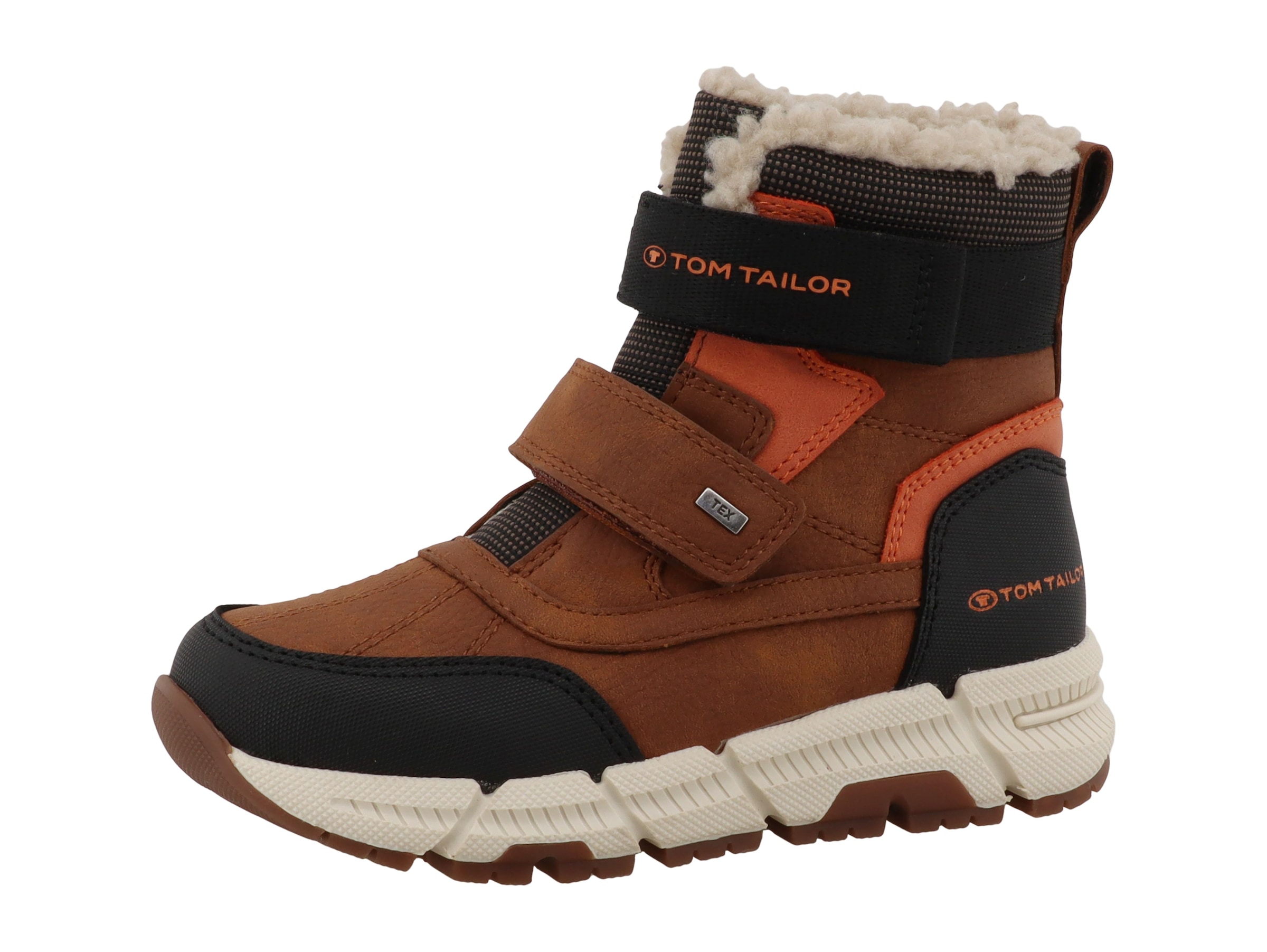 TOM TAILOR Winterboots  Klettboots mit wasserabweisender TEX-Ausstattung