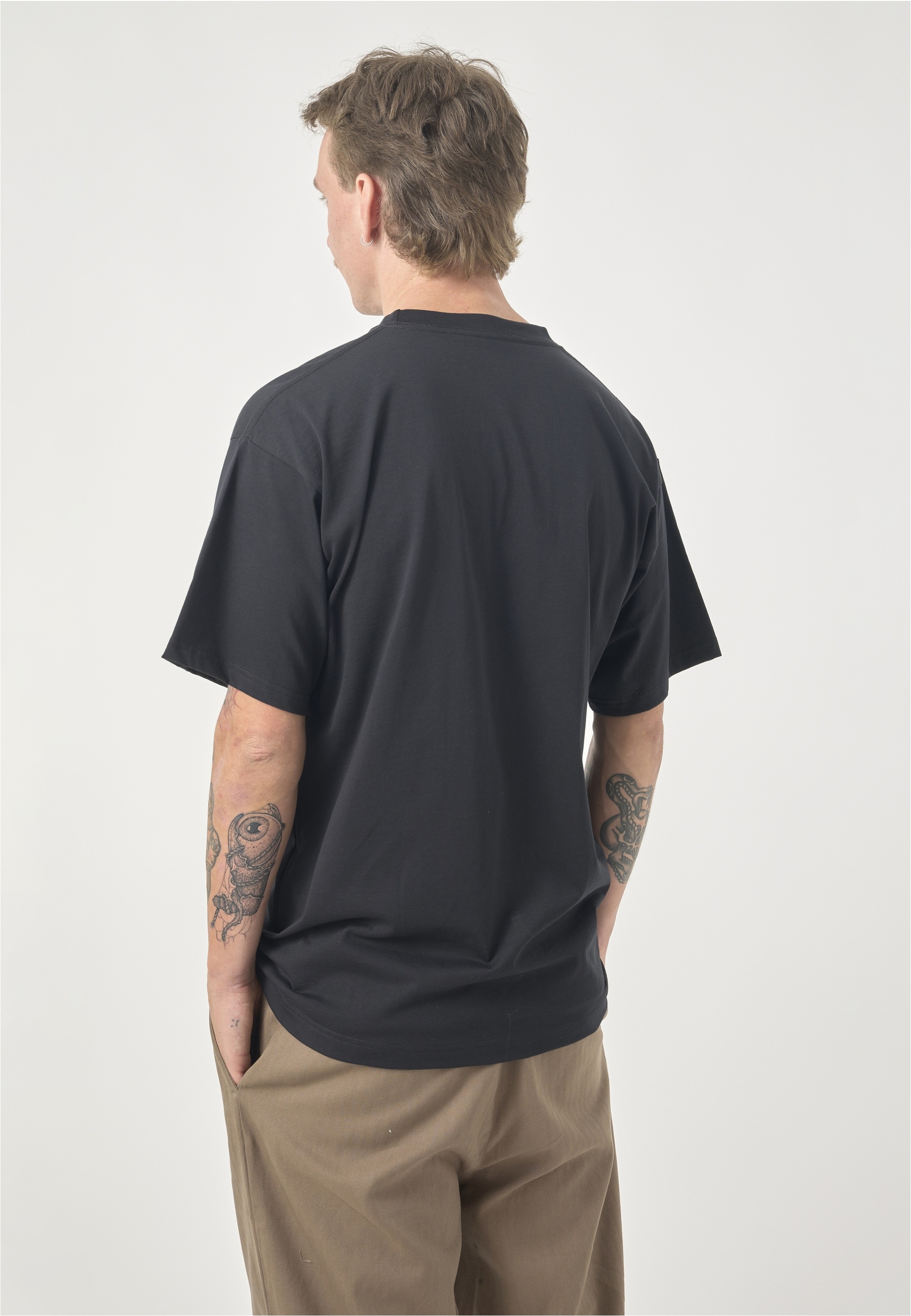 Cleptomanicx T-Shirt »Classic Tee Live slow die old«, Locker geschnitten