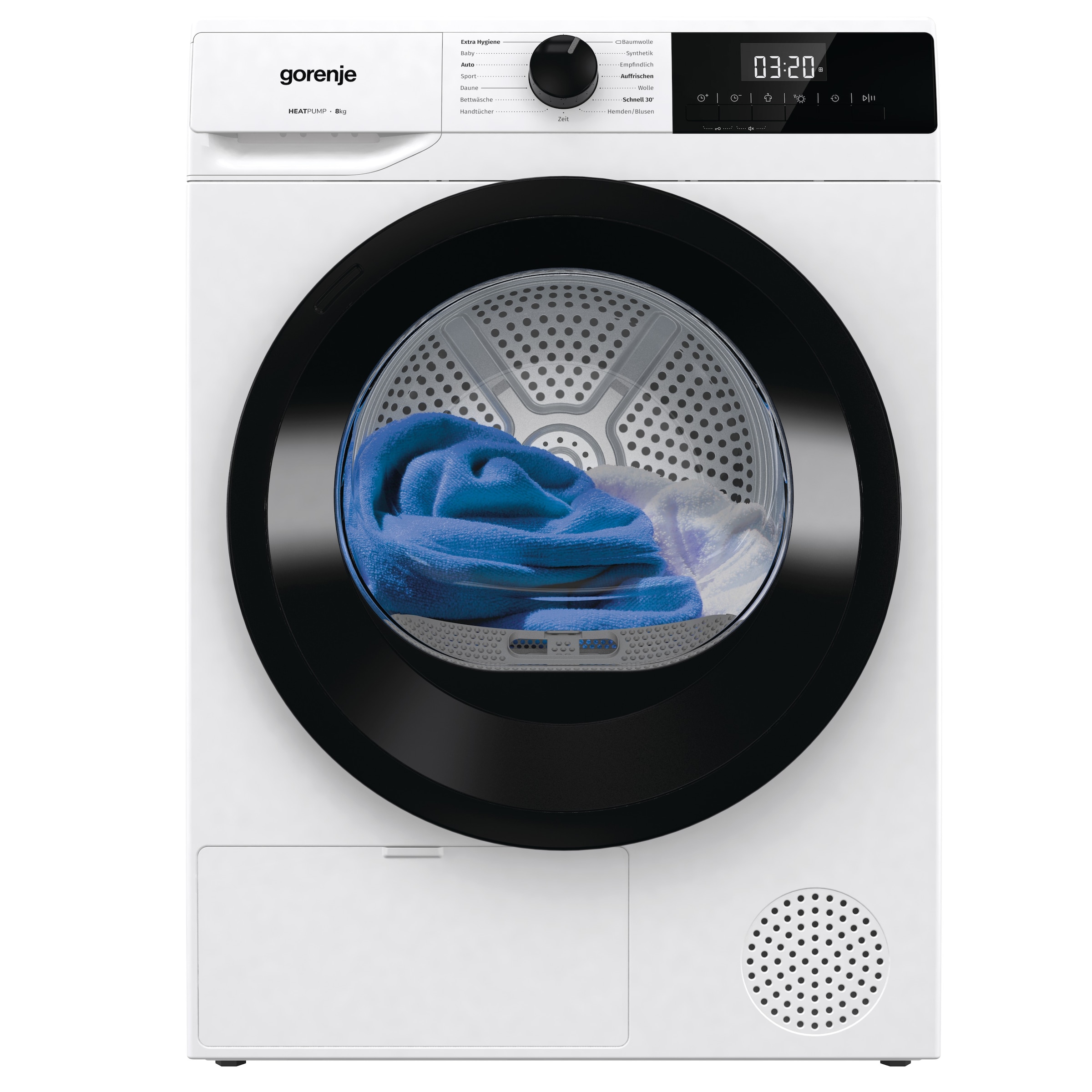 GORENJE Wärmepumpentrockner »DHNE 83«, 8 kg, TwinAir - für gleichmäßiges Trocknen