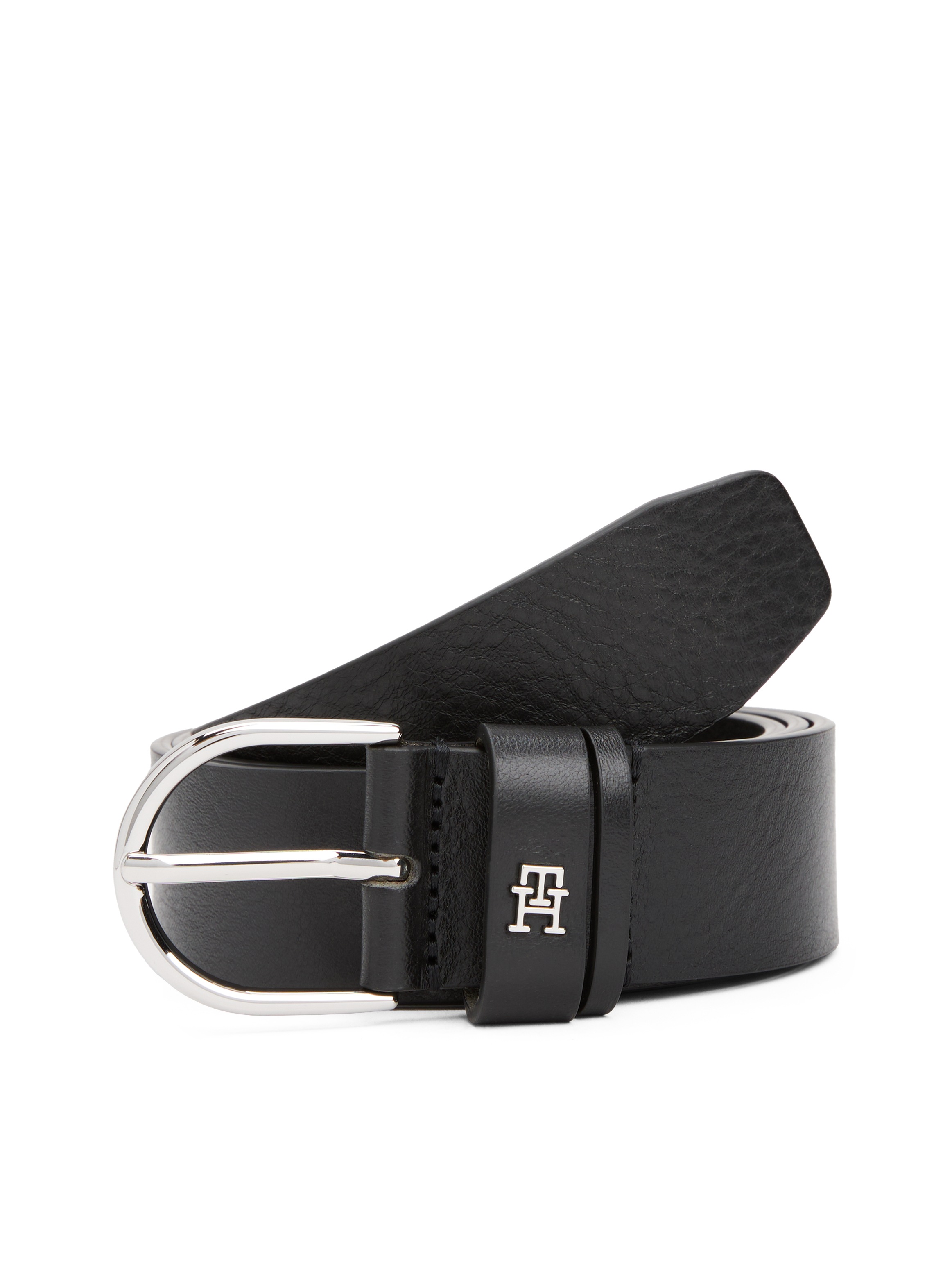Tommy Hilfiger Ledergürtel "ESSENTIAL EFFORTLESS 3.5 cm breit" Ovale Einfac günstig online kaufen