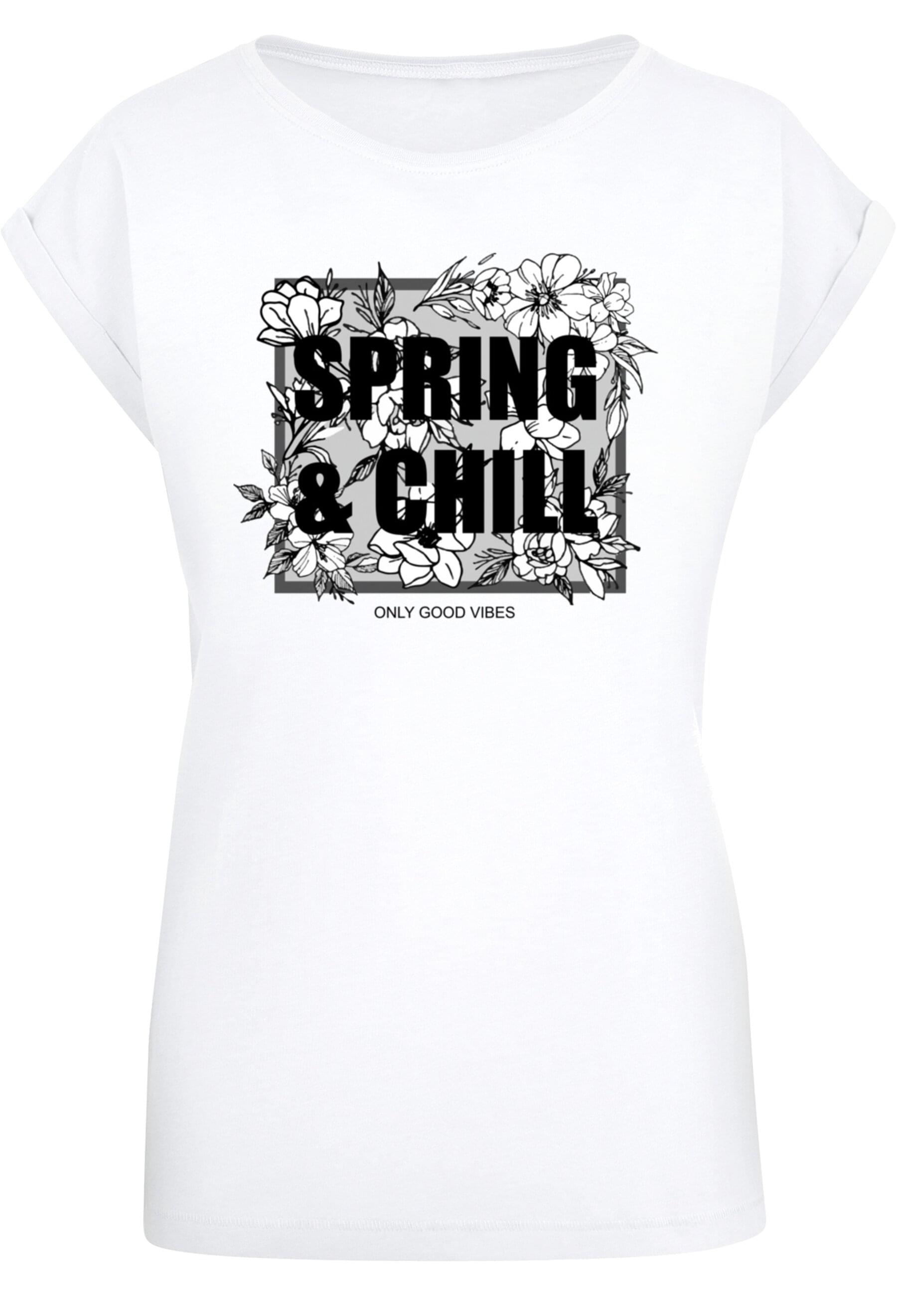 Merchcode T-Shirt "Merchcode Damen Ladies Spring And Chill Extended Shoulde günstig online kaufen