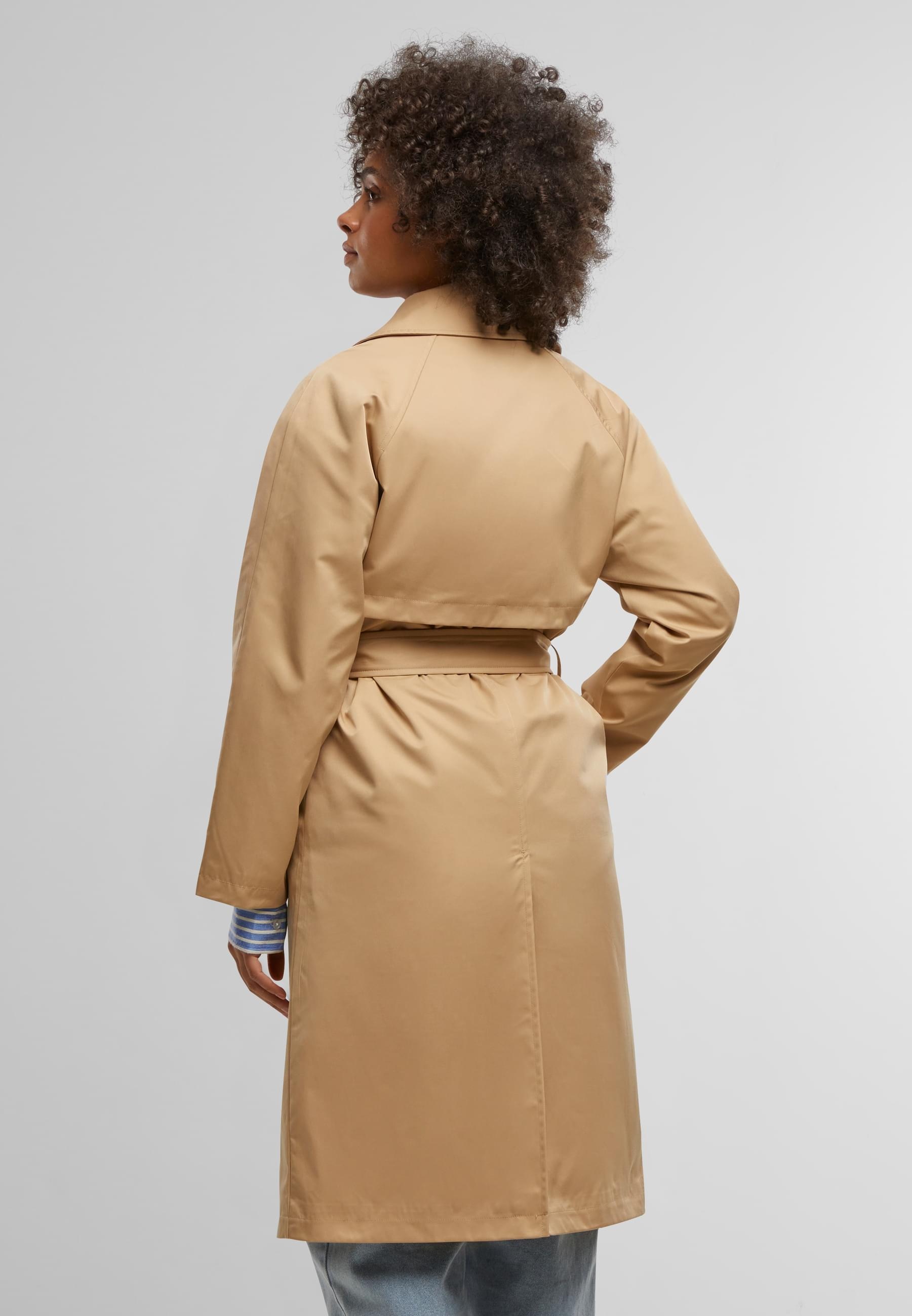 URBAN CLASSICS Winterjacke »Urban Classics Ladies Trenchcoat«, (1 St.), ohne Kapuze