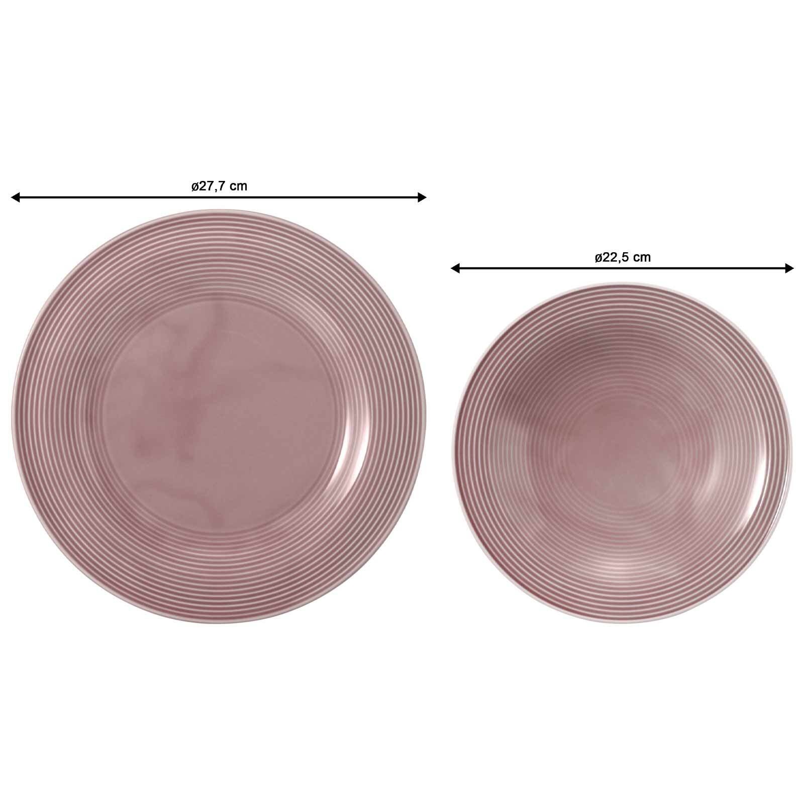 Seltmann Weiden Tafelservice Beat Color Glaze 12er Set