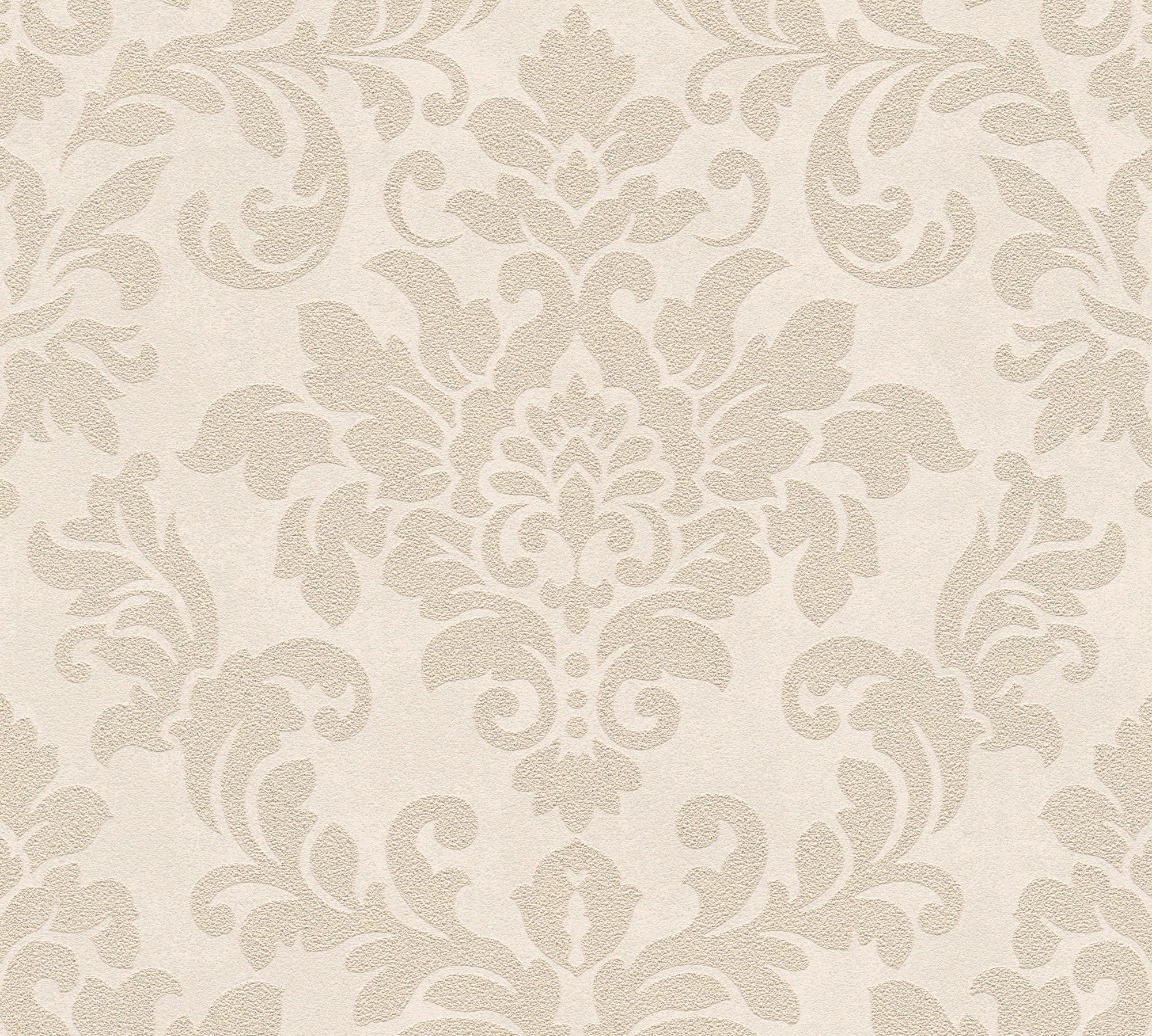 living walls Vliestapete "Trendwall mit Ornamenten barock" Barock gemustert ornamental leicht strukturiert Glitzertapete Ornament Tapete Barock Tapeten Wohnzimmer Schlafzimmer