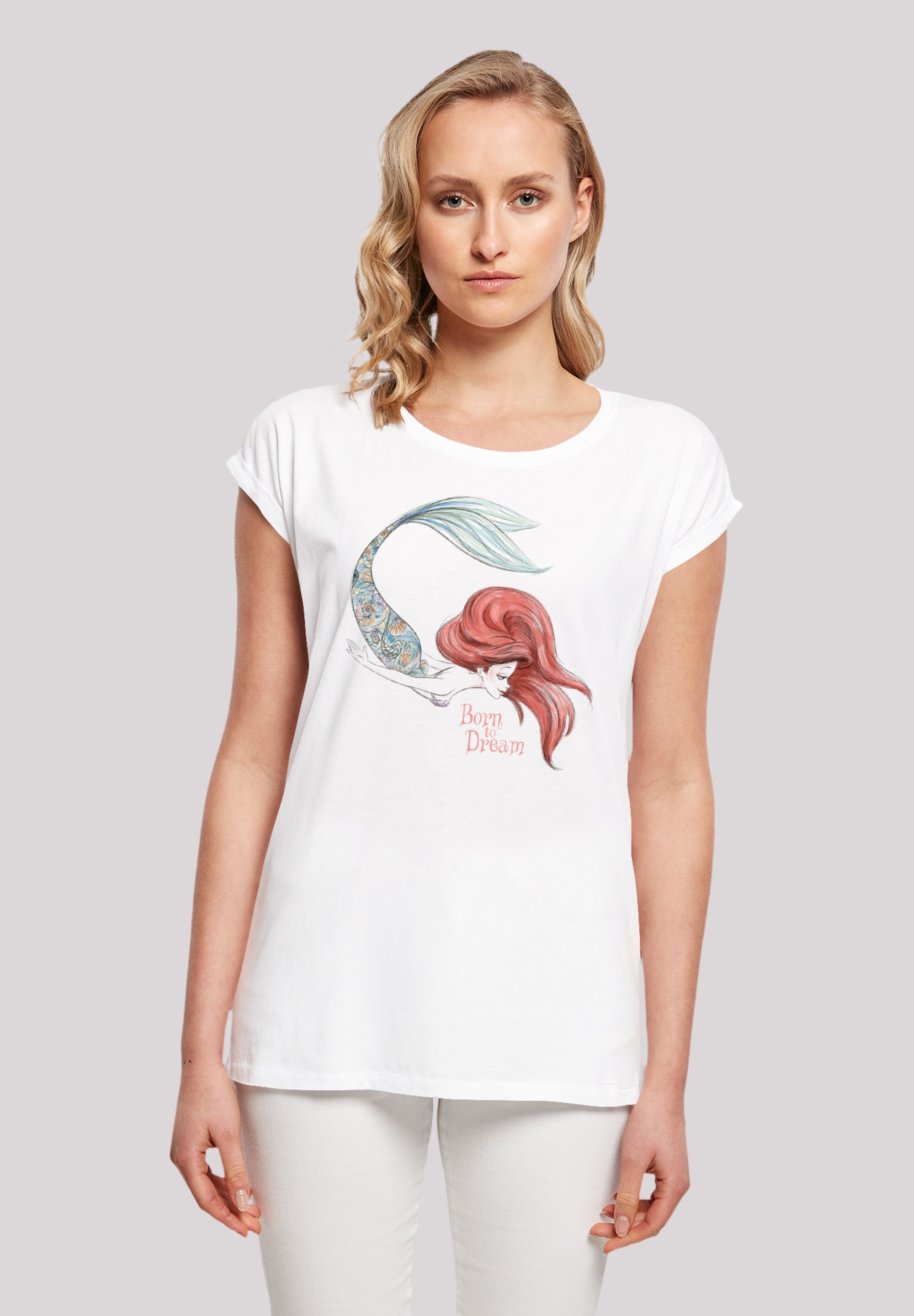 F4NT4STIC T-Shirt "Disney Arielle Born To Dream", Premium Qualität günstig online kaufen