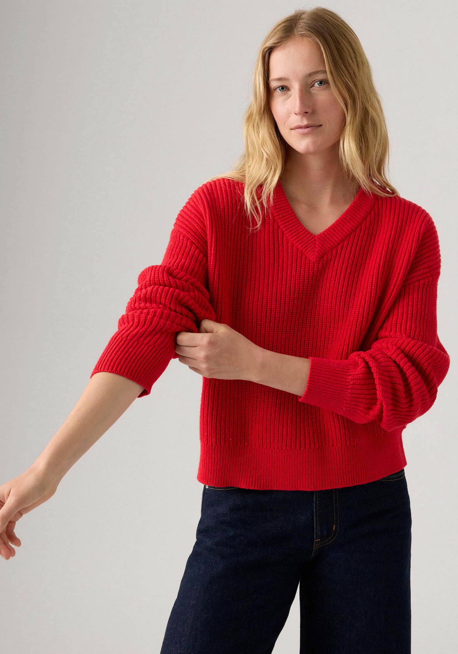 Levis Strickpullover "REESE VNECK SWEAT", mit V-Ausschnitt günstig online kaufen