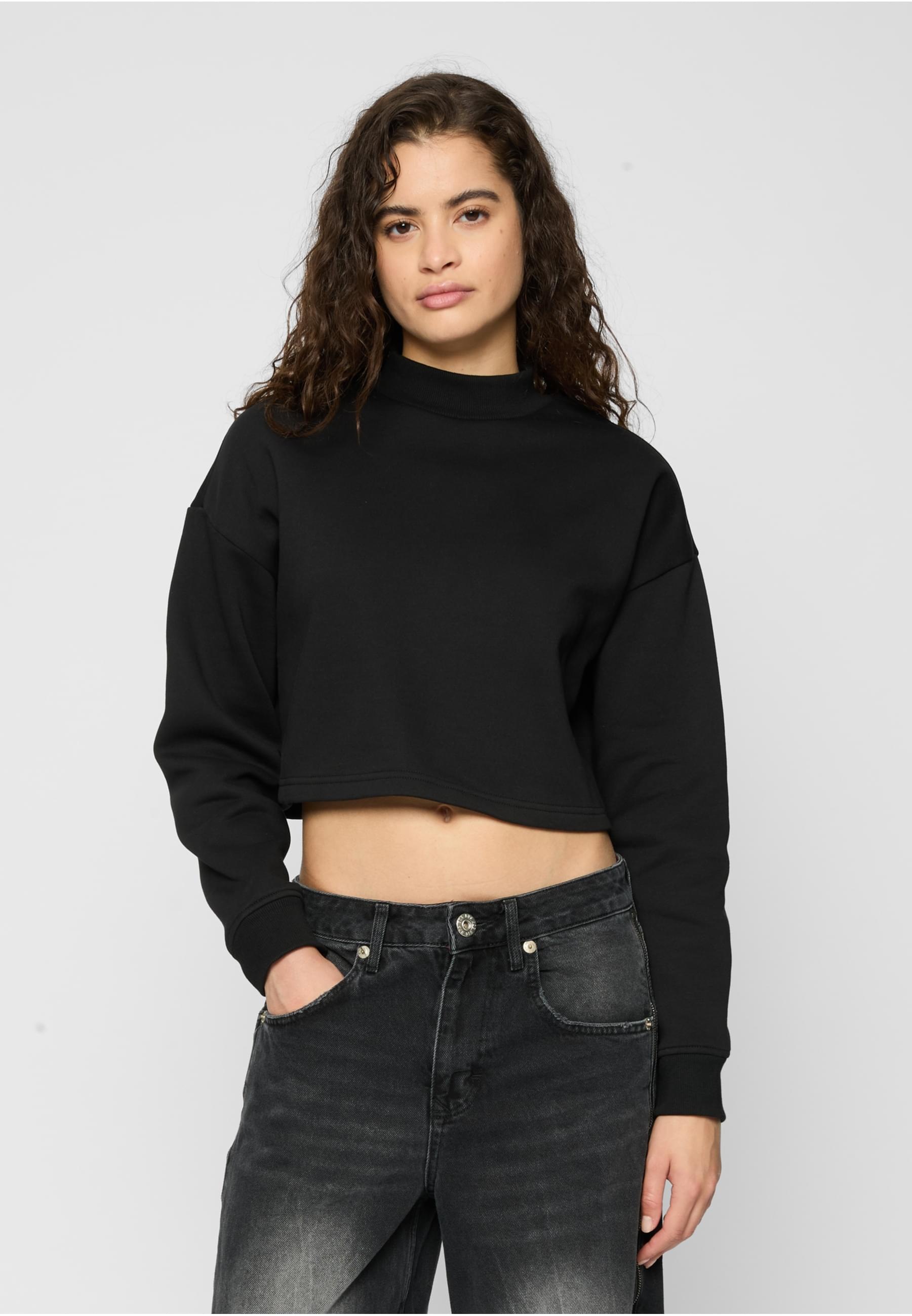 URBAN CLASSICS Sweatshirt »Urban Classics Damen«, (1 tlg.)
