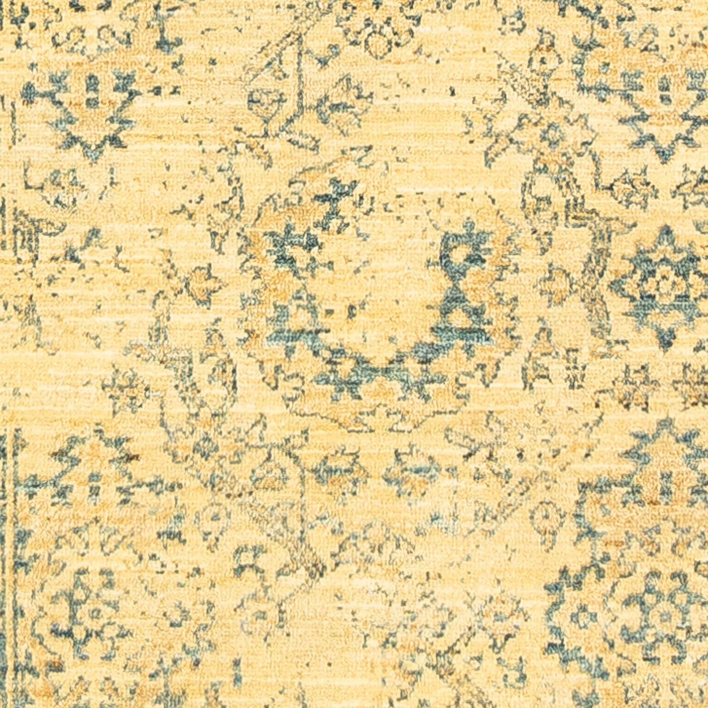 morgenland Orientteppich »Ziegler - Modern - 148 x 80 cm - beige«, rechteckig, Wohnzimmer, Handgeknüpft, Einzelstück mit Zertifikat