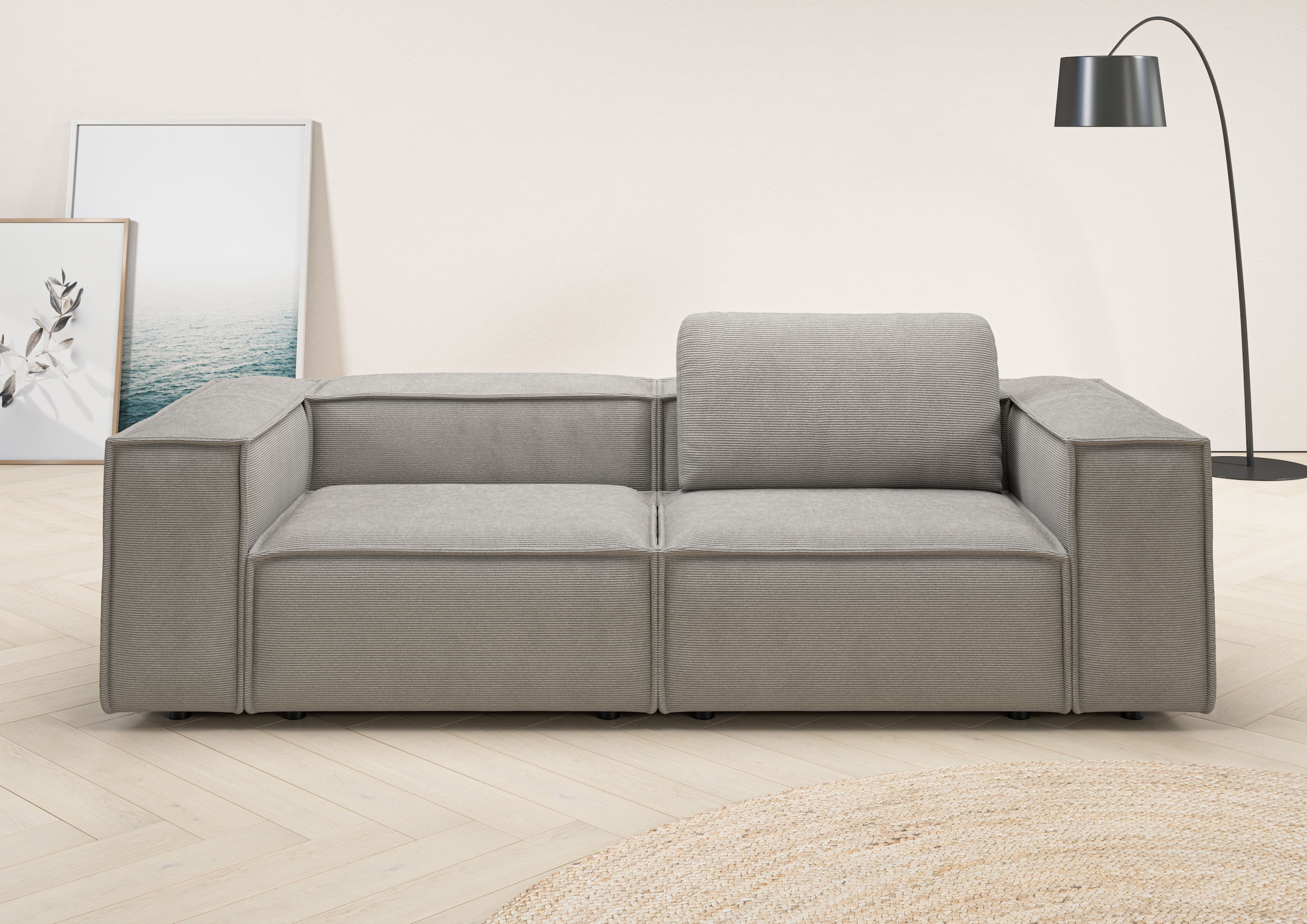 Places of Style 2-Sitzer "Watertown, modernes Sofa 246 cm breit, auch in Fe günstig online kaufen