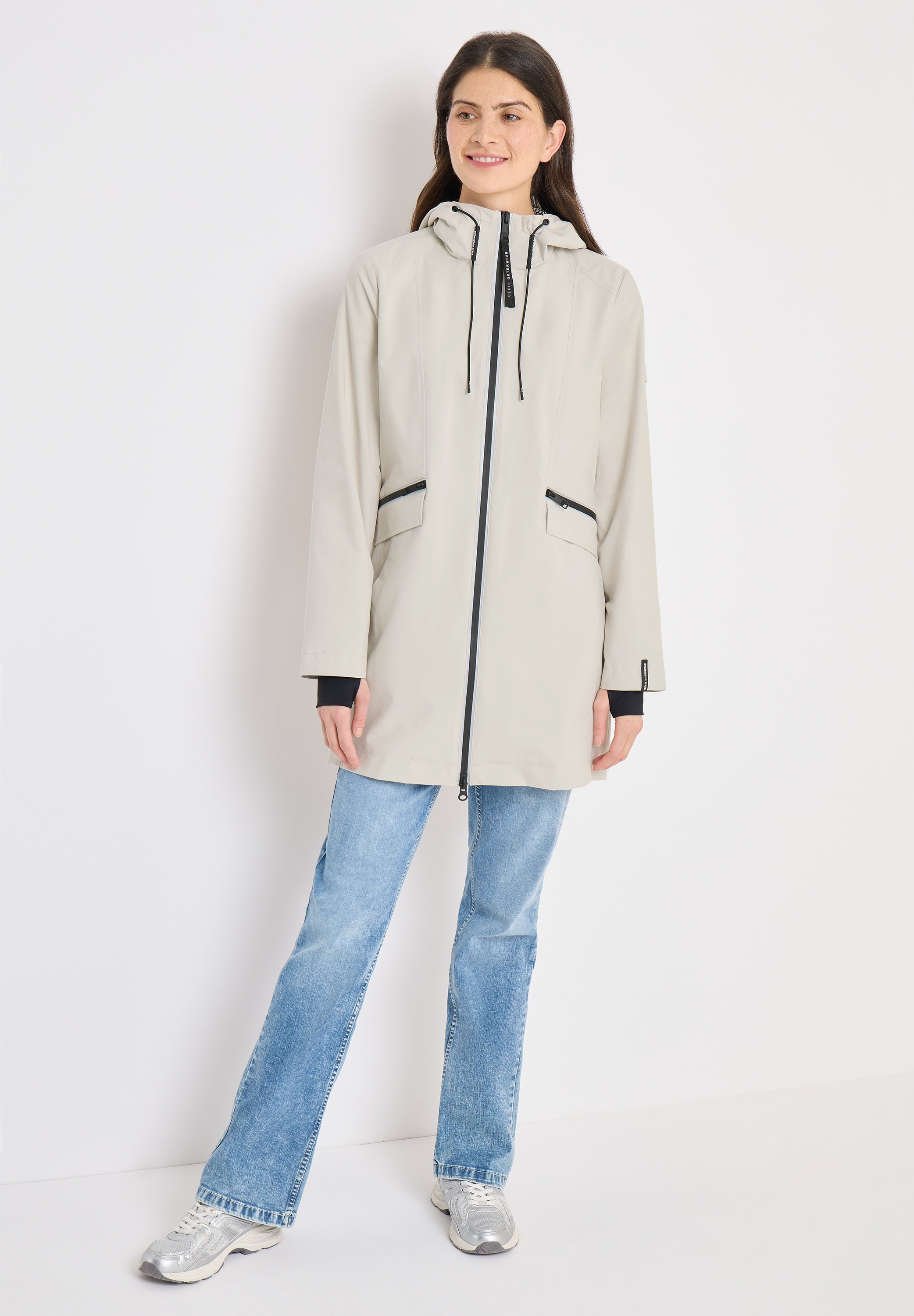 Cecil Softshell Coat Dust Beige 46 3