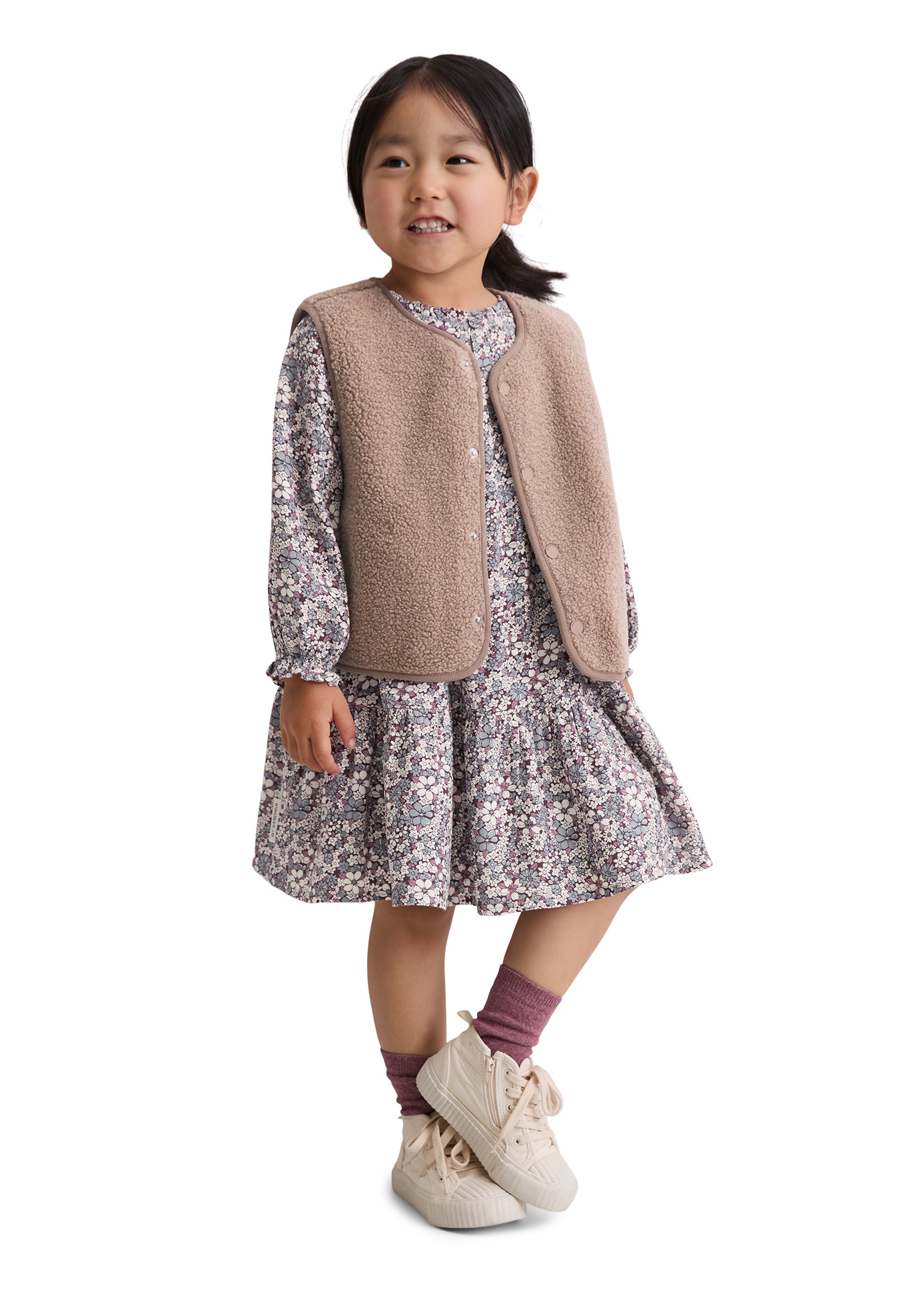 Marc O'Polo Outdoorjacke »mit softer Fleece-Innenseite«, ohne Kapuze