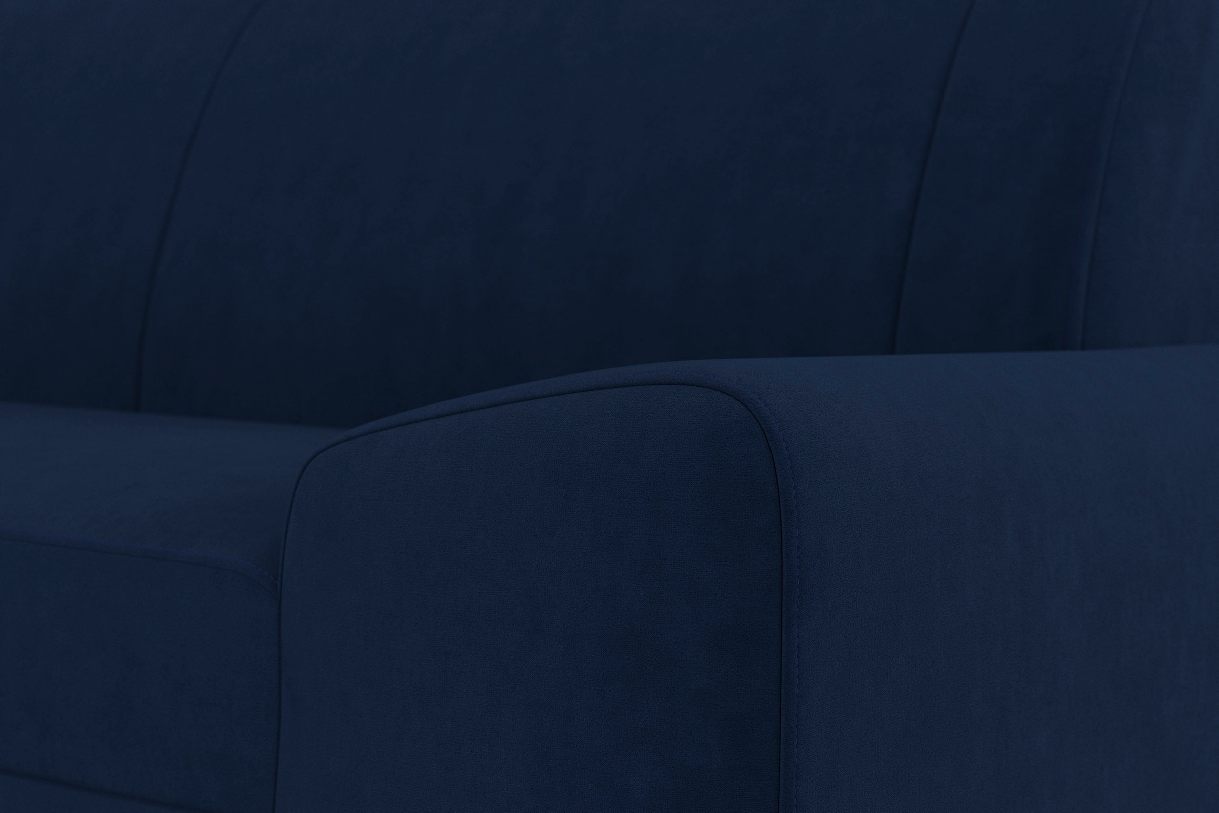 DOMO collection Ecksofa »Anzio in kubischer Formensprache, flache Armlehnen, L-Form«, Wahlweise mit Bettfunktion und Federkern für hohen Sitzkomfort