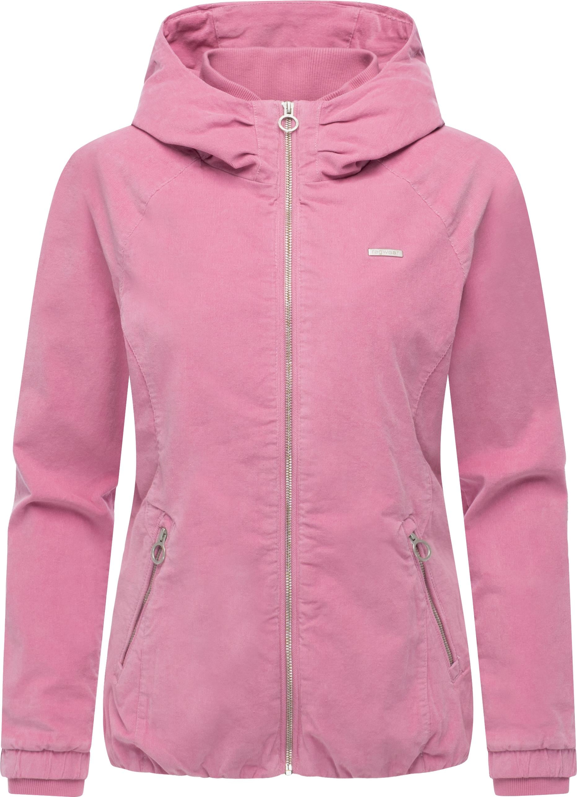Ragwear Bomberjacke "Dizzie Cordy YOUMODO" mit Kapuze Cordjacke mit verstellbarer Kapuze
