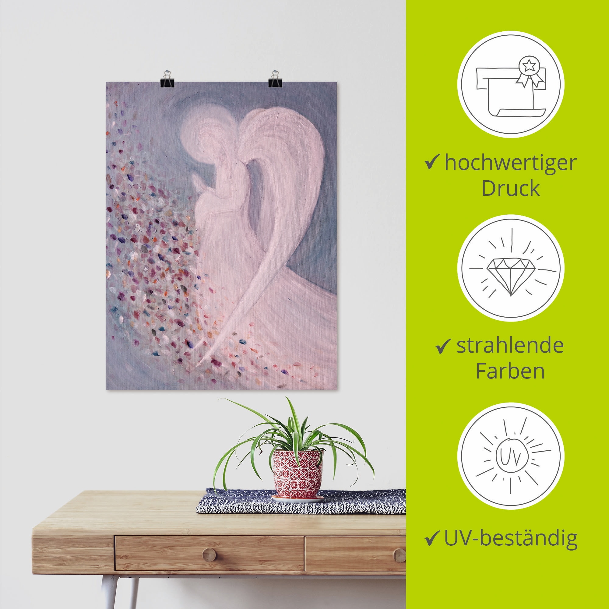 Artland Wandbild »Engelbild III« Religion 1 Stk. tlg. als Leinwandbild, Poster in verschied. Größen