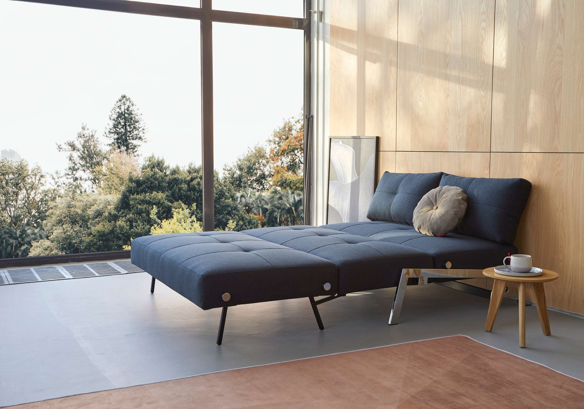 INNOVATION LIVING ™ Schlafsofa »Cubed Klappsofa, hochwertige Schlaffunktion, Design und extra Komfort«, Frontauszug, sehr platzsparend, abgewinkelt Sitzen, waagerecht liegen