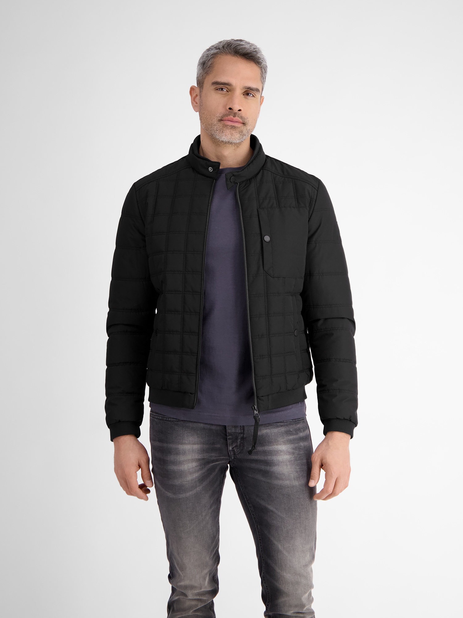 LERROS Steppjacke "LERROS Herren Steppblouson, funktional" ohne Kapuze günstig online kaufen