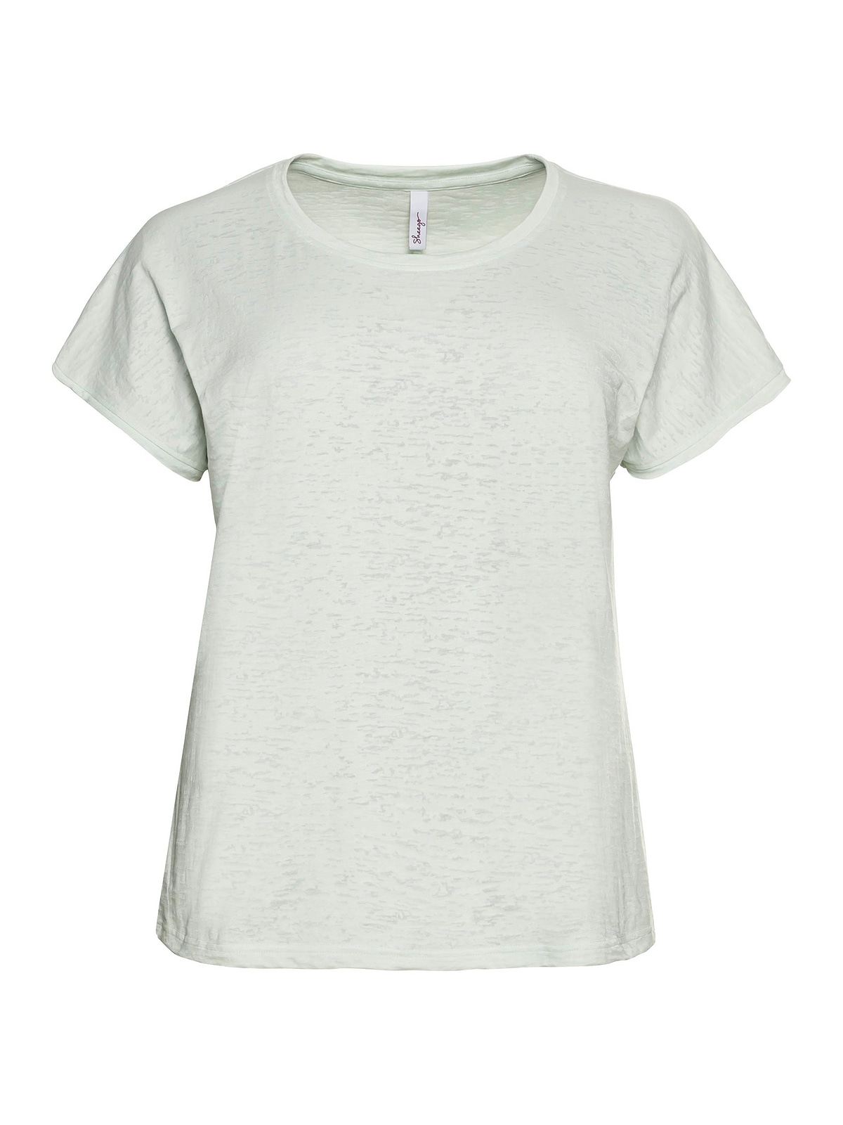 Sheego T-Shirt »Große Größen«, mit Ausbrennermuster, leicht transparent für  kaufen | BAUR