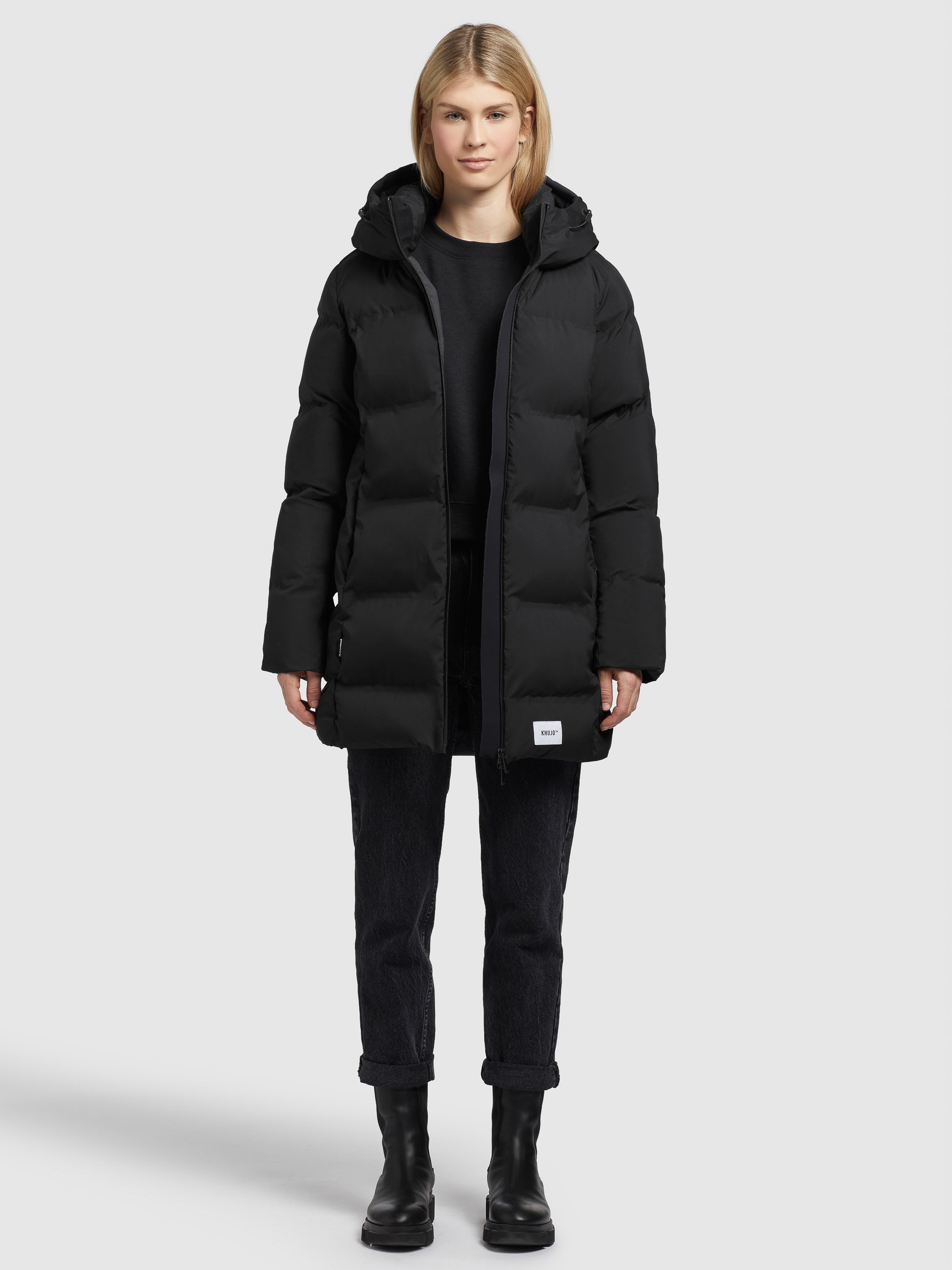 khujo Steppjacke »TANARE2«, mit Kapuze