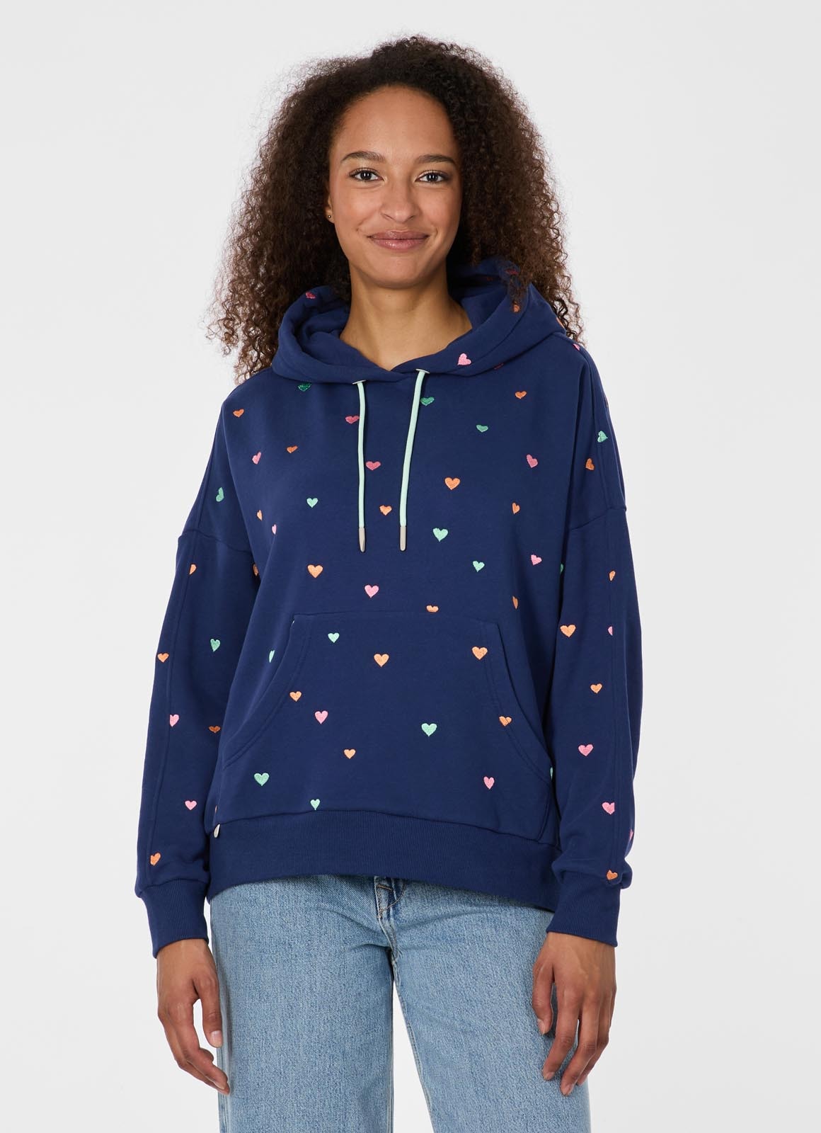 Ragwear Kapuzensweatshirt "PIRITA HEARTS", mit seitlichen Eingrifftaschen u günstig online kaufen