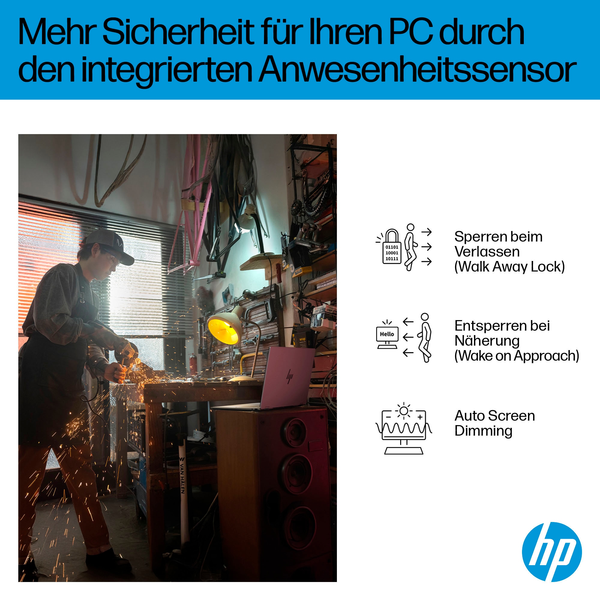 HP Convertible Notebook »OmniBook X Flip 16-ar0077ng«, 40,6 cm, / 16 Zoll, AMD, Ryzen™ AI 7, Radeon 860M, 512 GB SSD