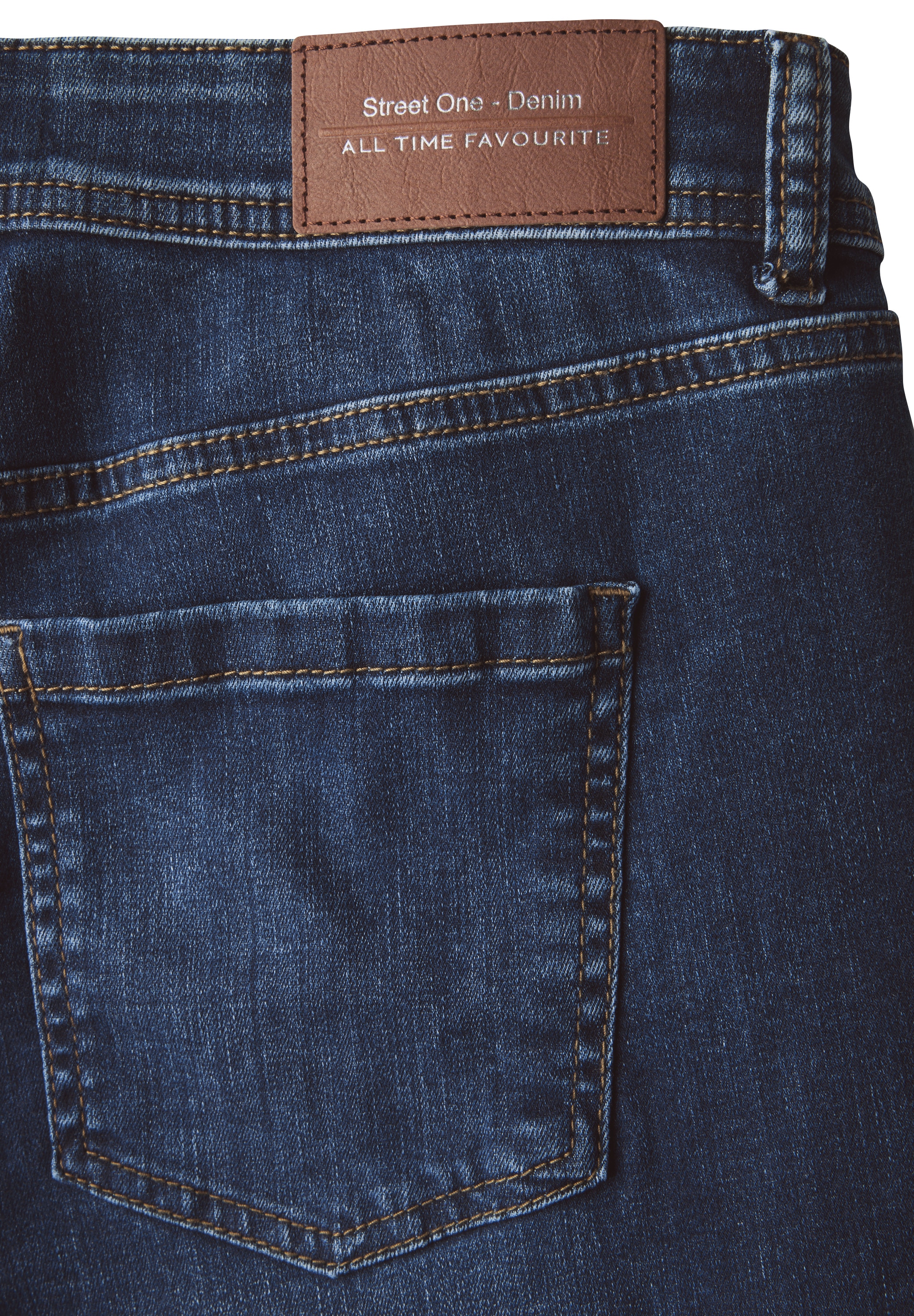 STREET ONE Comfort-fit-Jeans, Middle Waist
