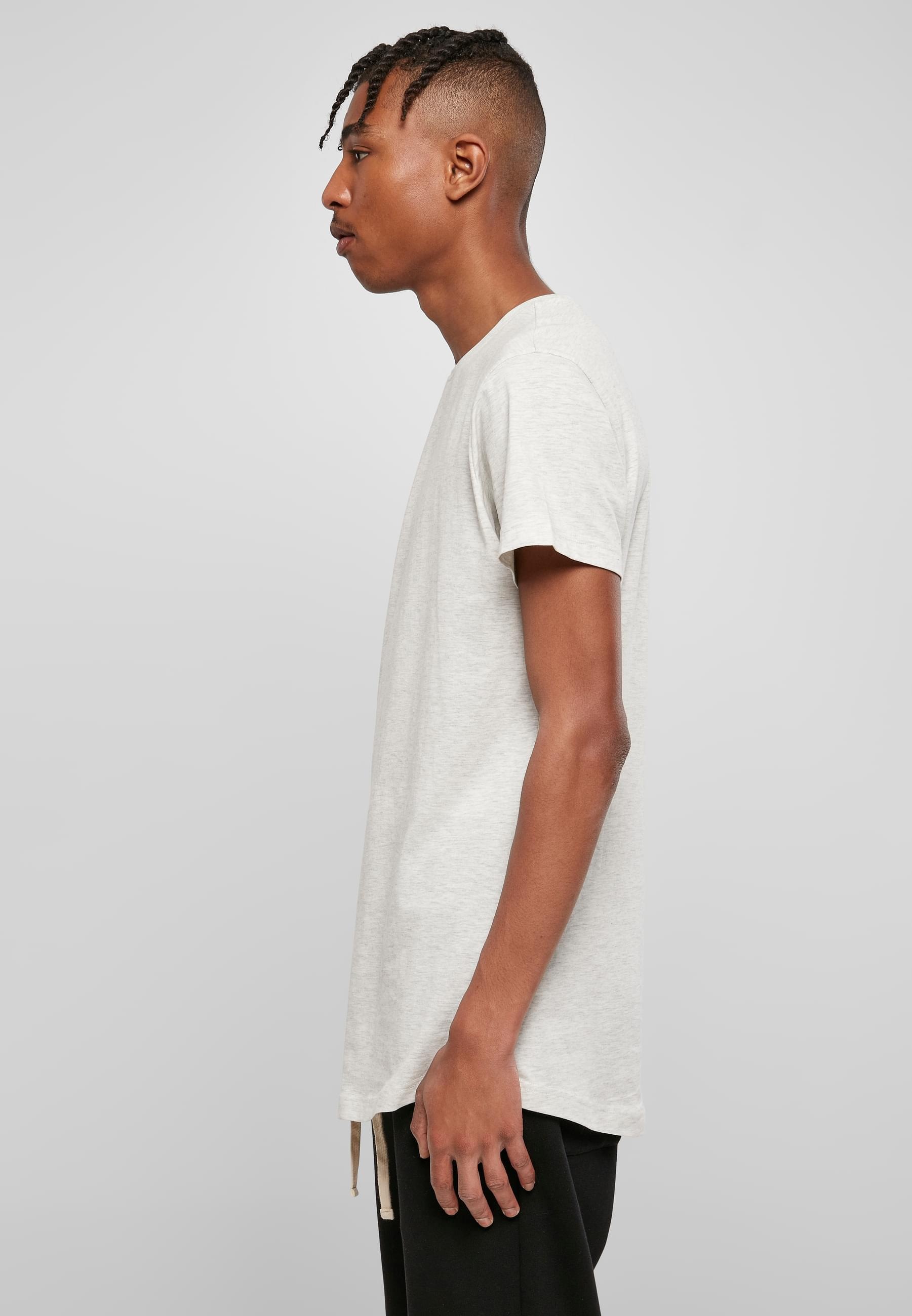 URBAN CLASSICS Kurzarmshirt »Urban Classics Herren Shaped Long Tee«, (1 tlg.)
