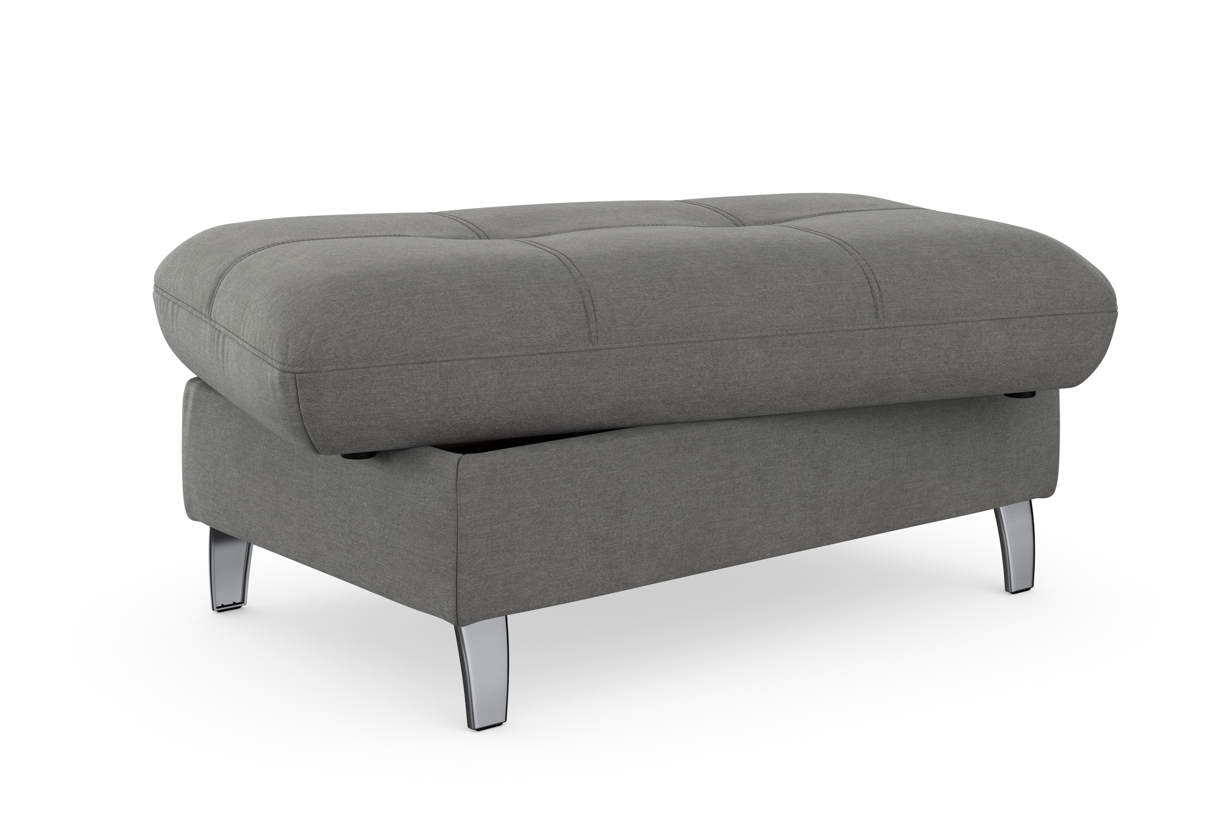 sit&more Stauraumhocker »Maggiore«, mit Stauraum und modernen Metallbeinen