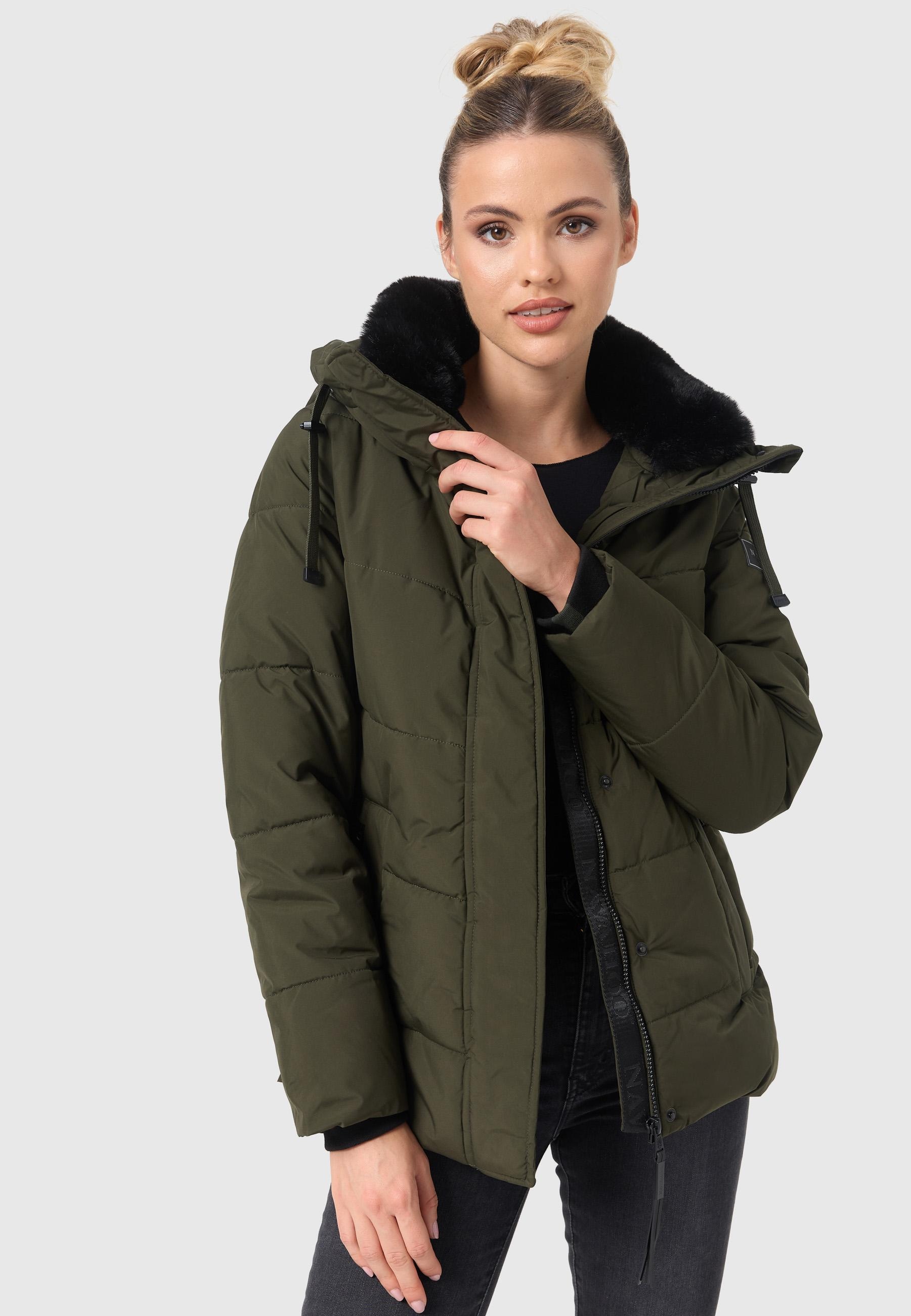 Navahoo Steppjacke »Sag ja XIV«, mit Kapuze, Warme gesteppte Winterjacke mit Kapuze