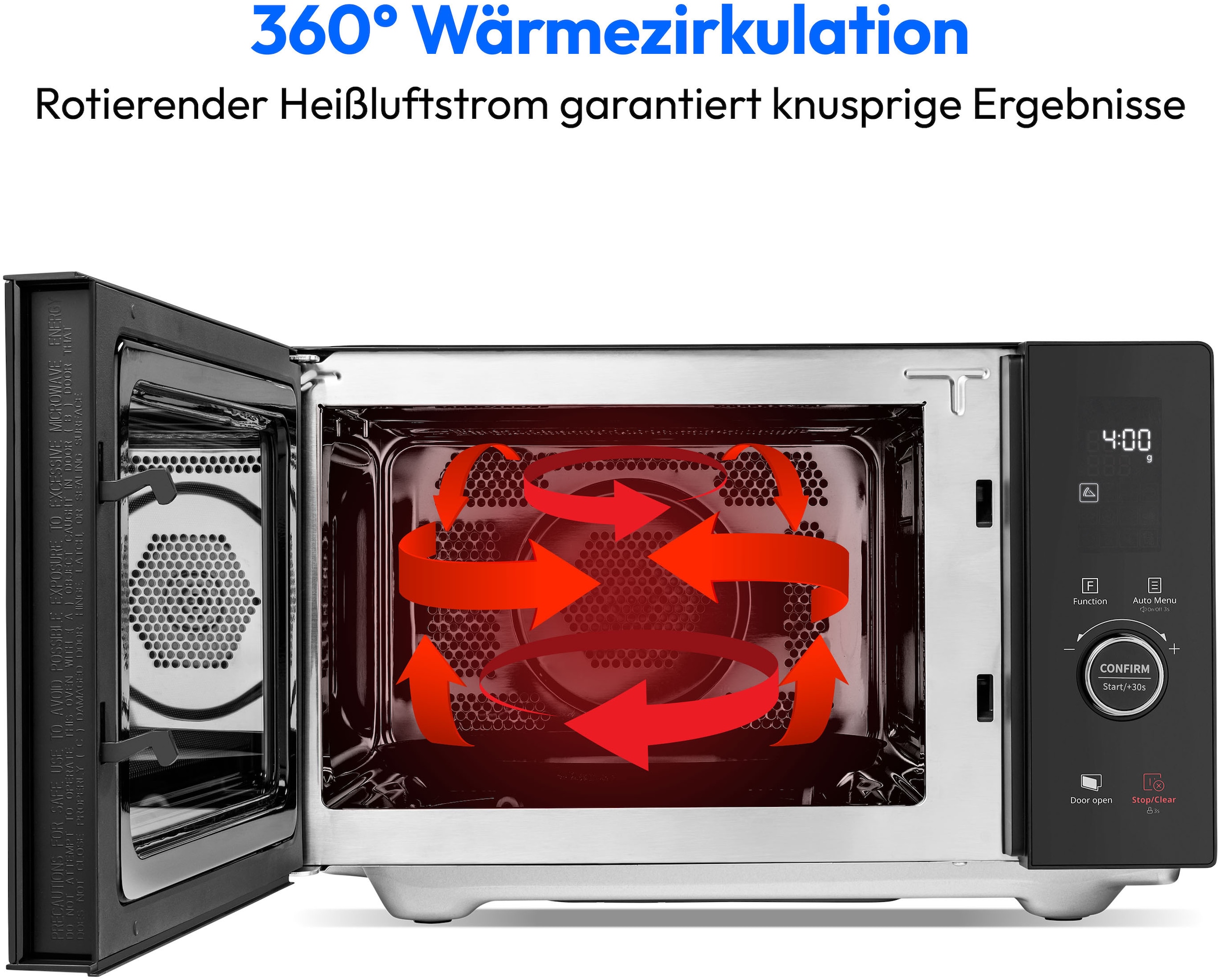 Medion® Mikrowelle »MD 12041 mit Grill und Heißluftfunktion«, Grill und Heißluft-Mikrowelle