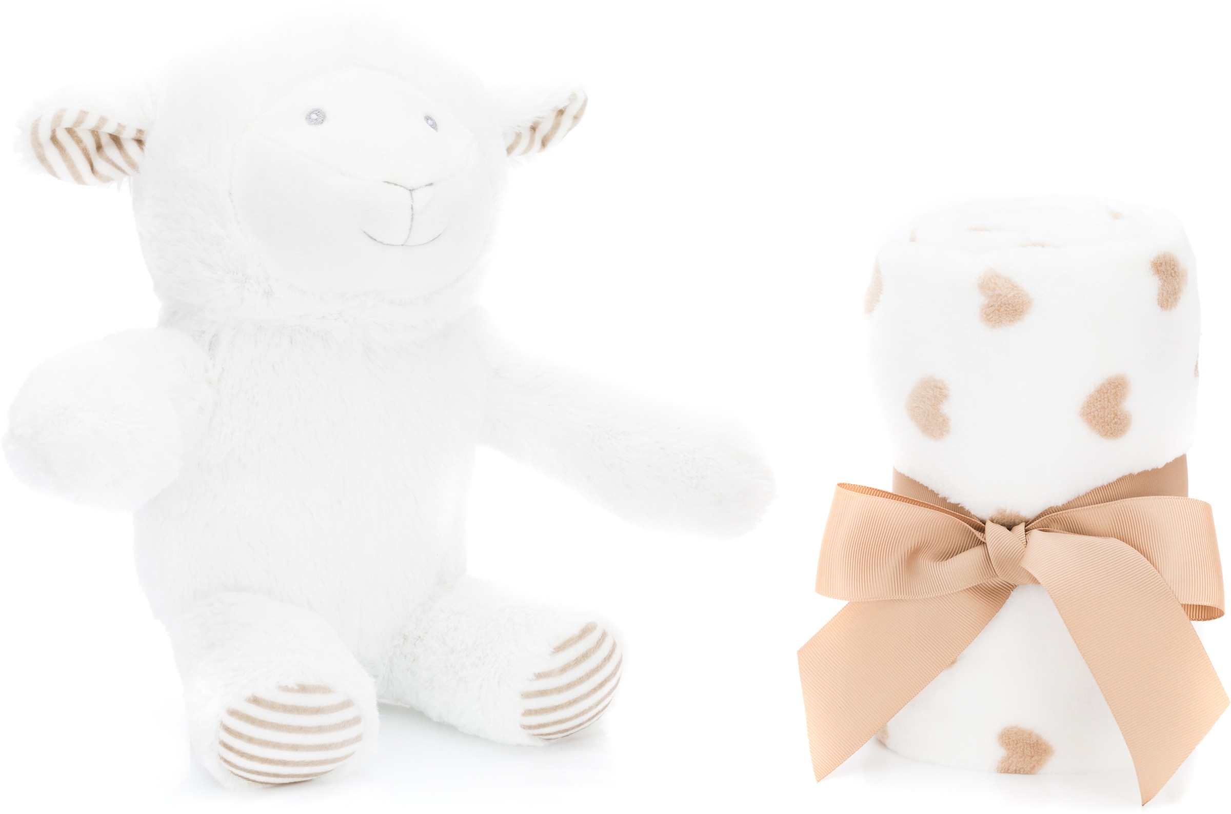 Kuscheltier Schaf, 24 cm, (Set, 2 Stück)