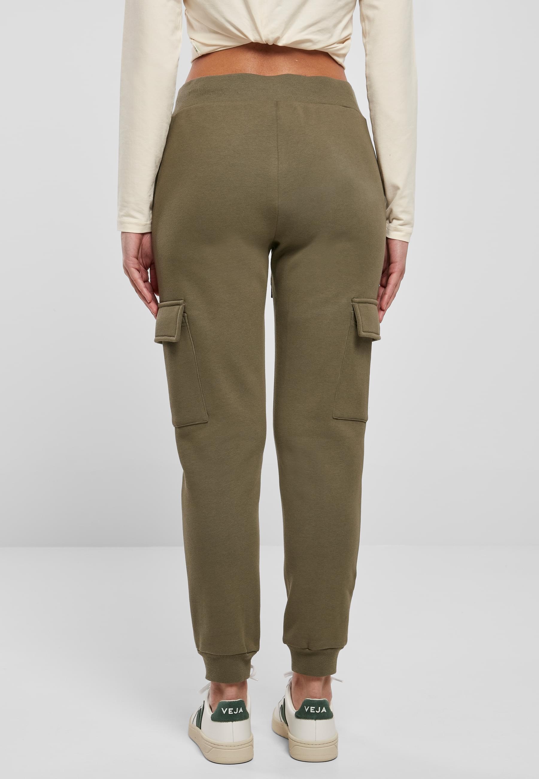 URBAN CLASSICS Stoffhose »Urban Classics Damen Ladies Cargo Sweat Pants«, (1 tlg.)