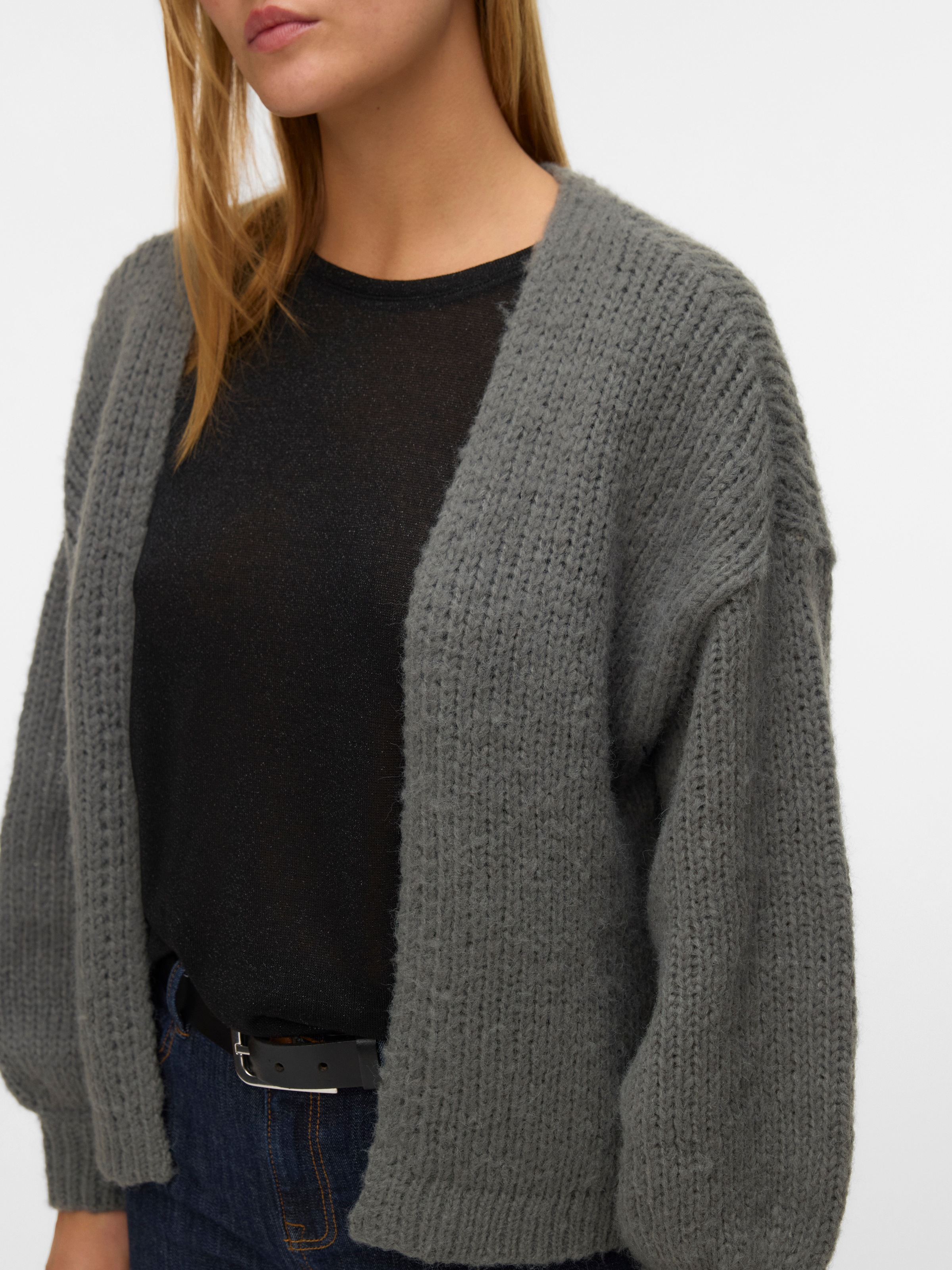 Thumbnail - Vero Moda Strickjacke "VMMAYBE LS OPEN CARDIGAN GA REP"